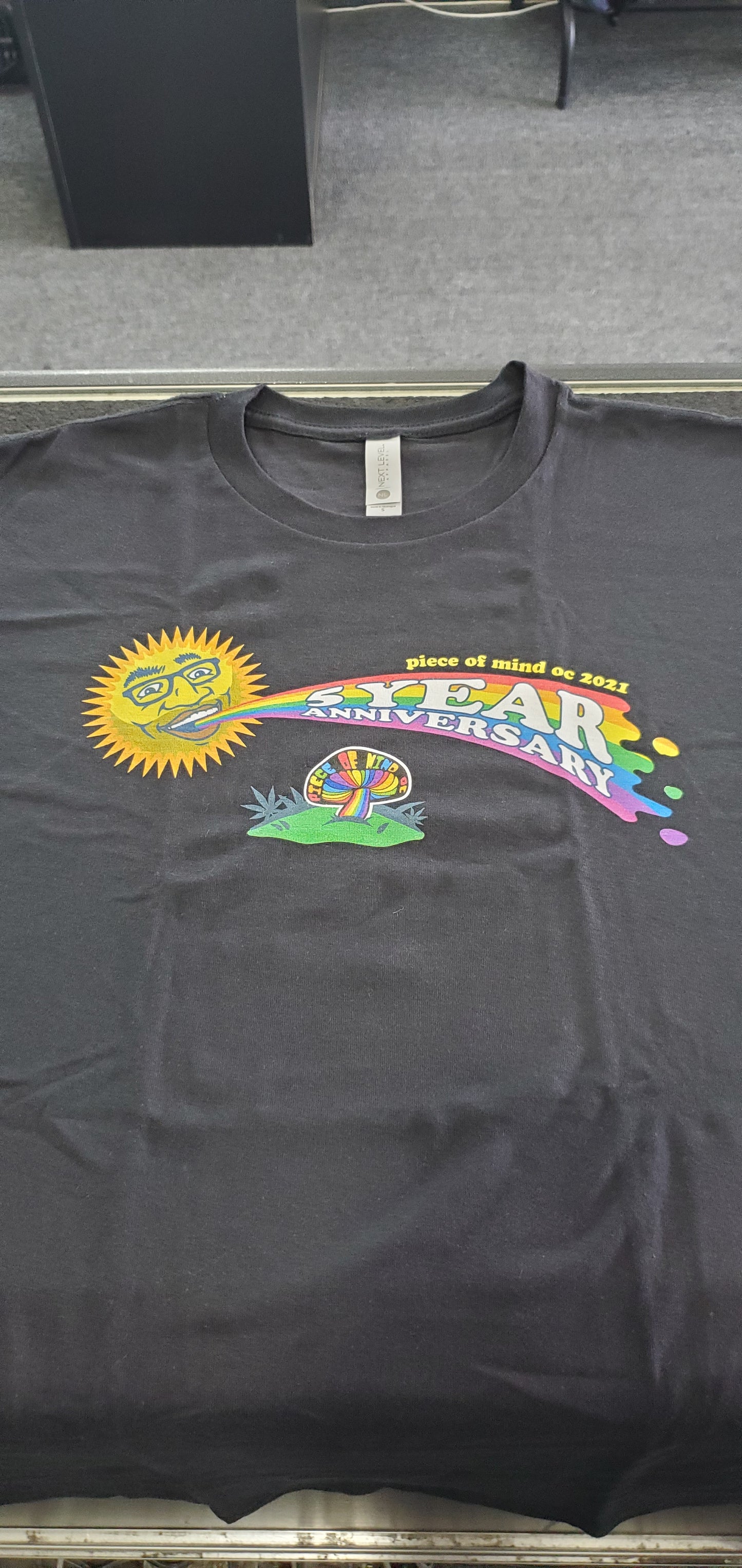 Piece of Mind OC 5 year Anniversary Tee Shirt