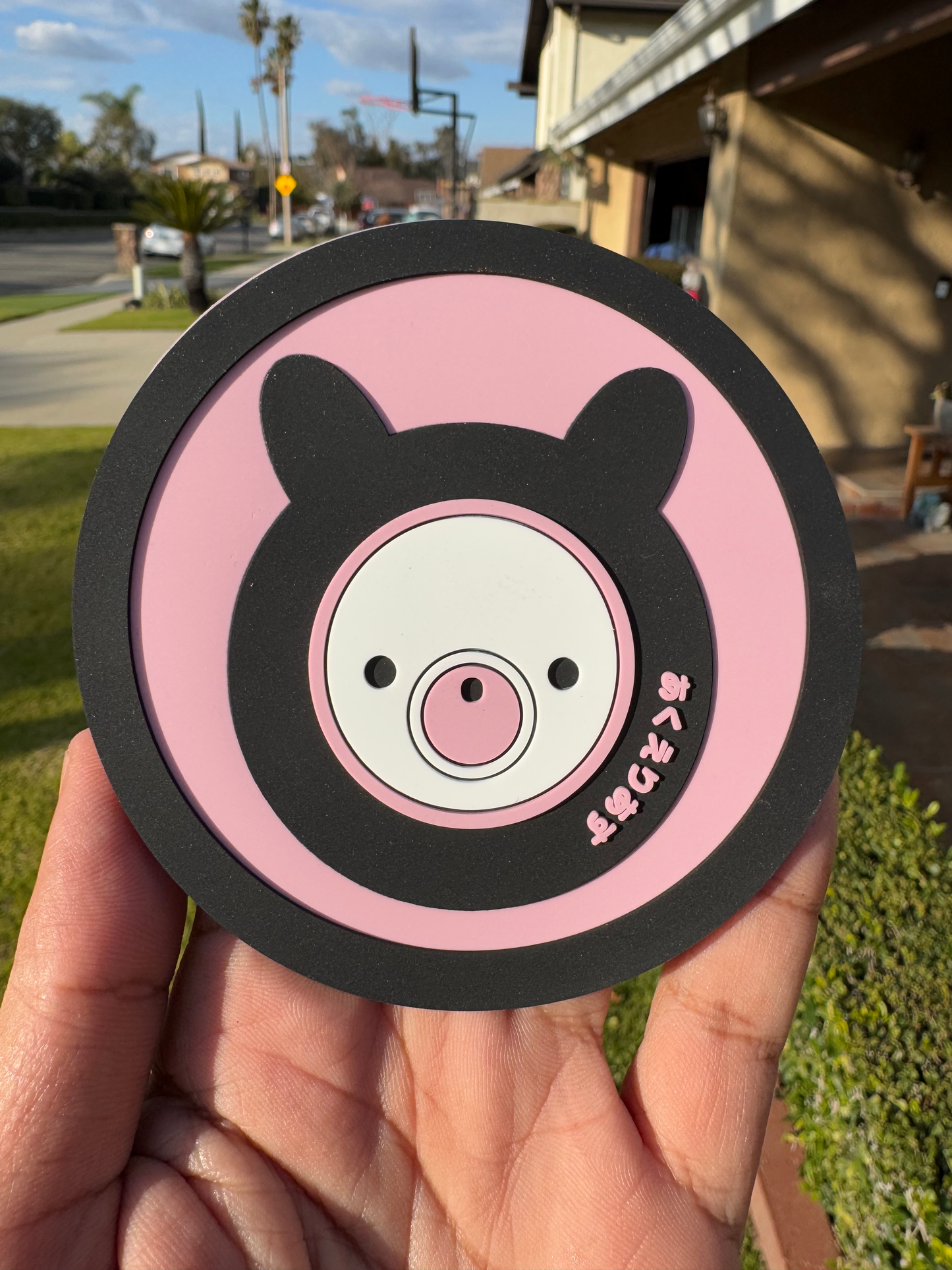 Aquariust Pink White Silicone Mat