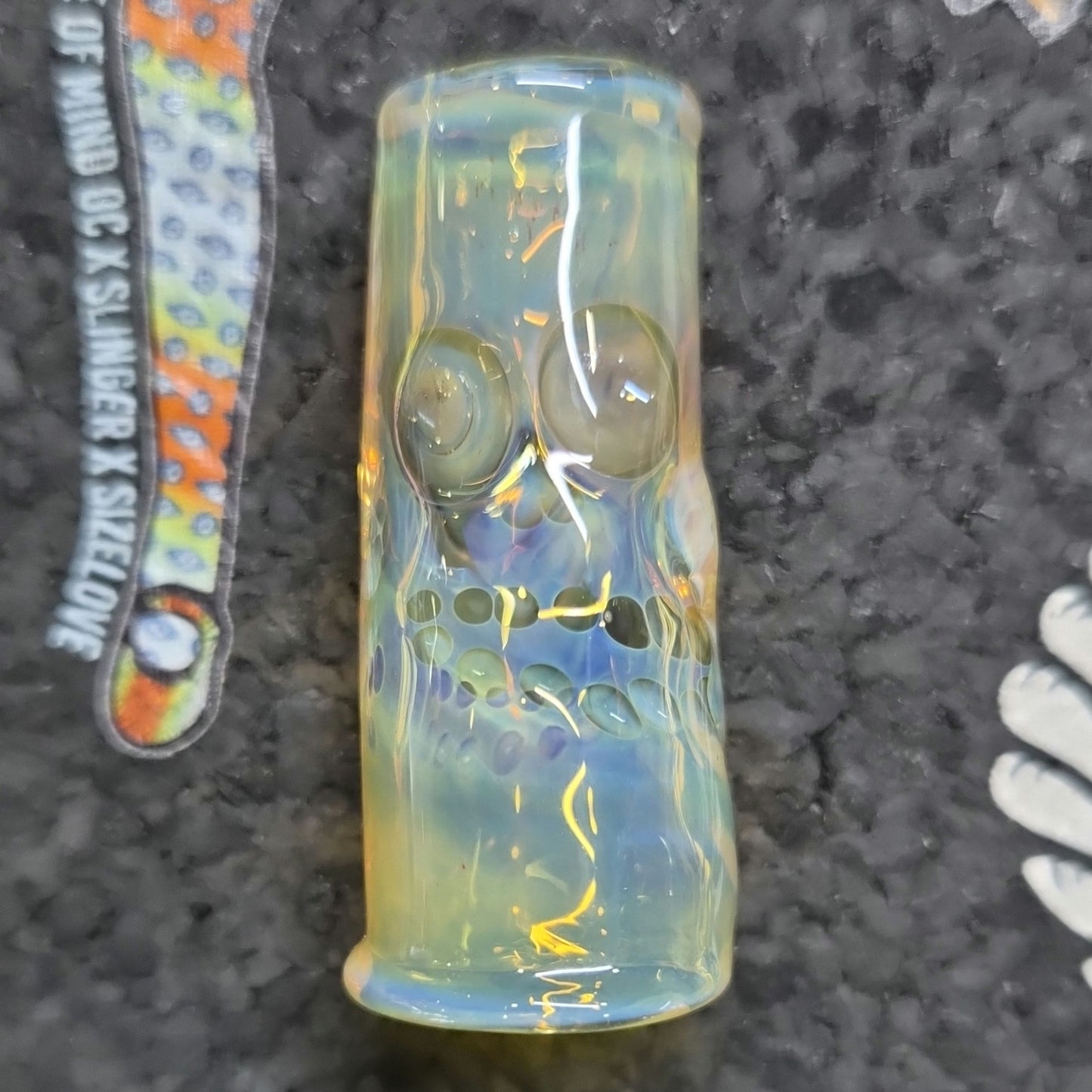 Bob Snodgrass Bead Double Skull