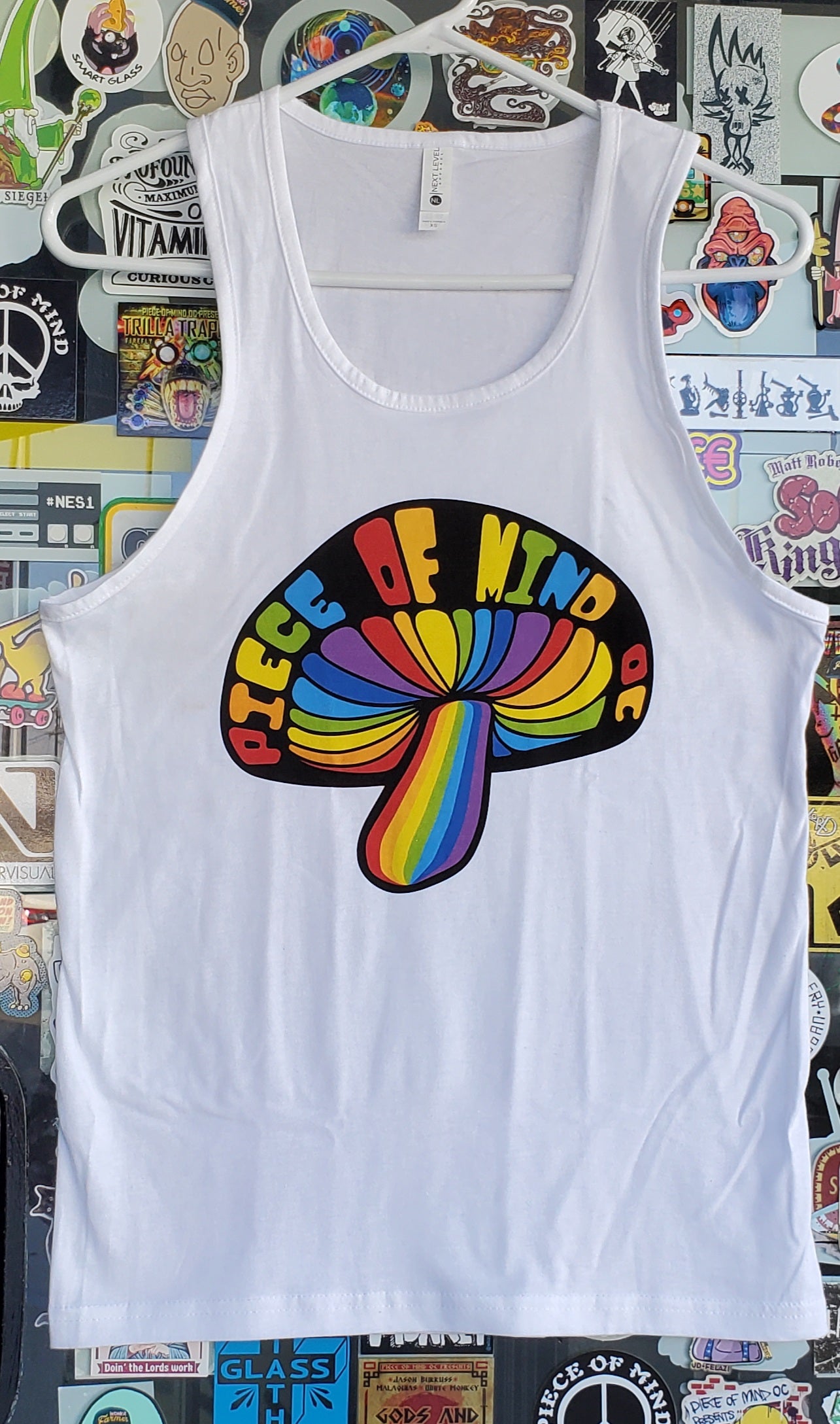 Rainbow Mushroom Tank Top