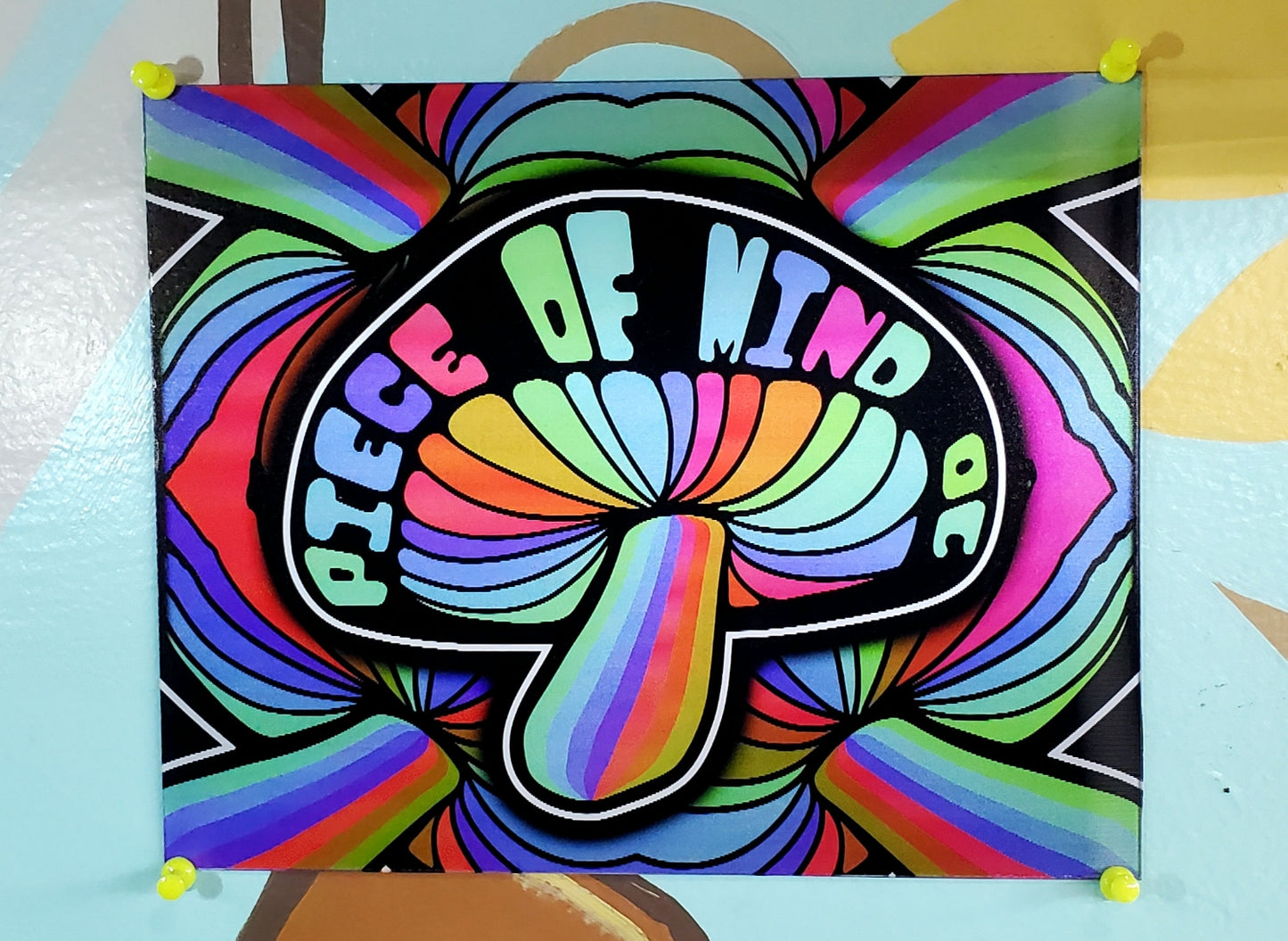 Piece of Mind OC Reflective Lenticular Print