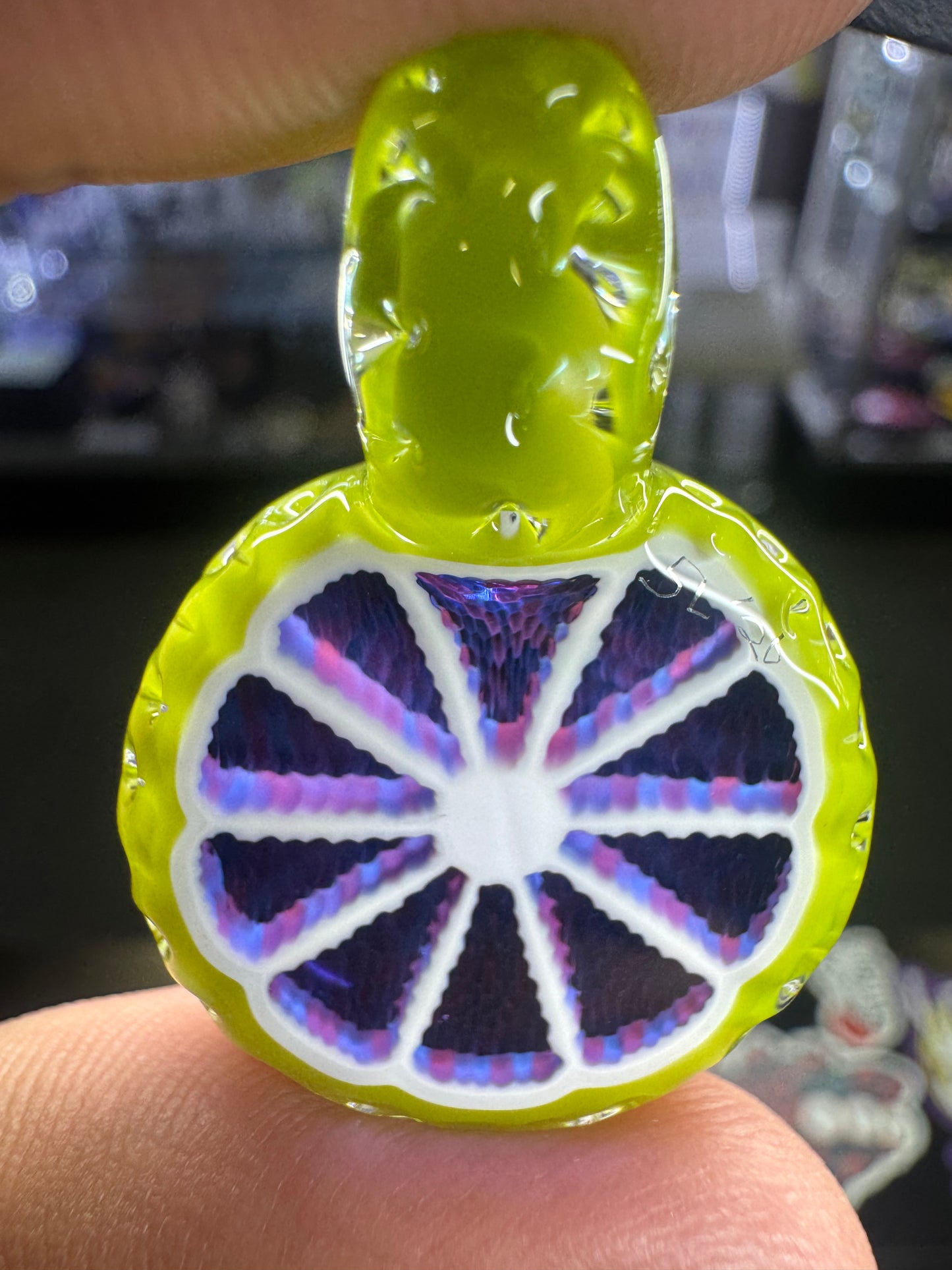 Lyons Small Cotton Candy Slice Pendy