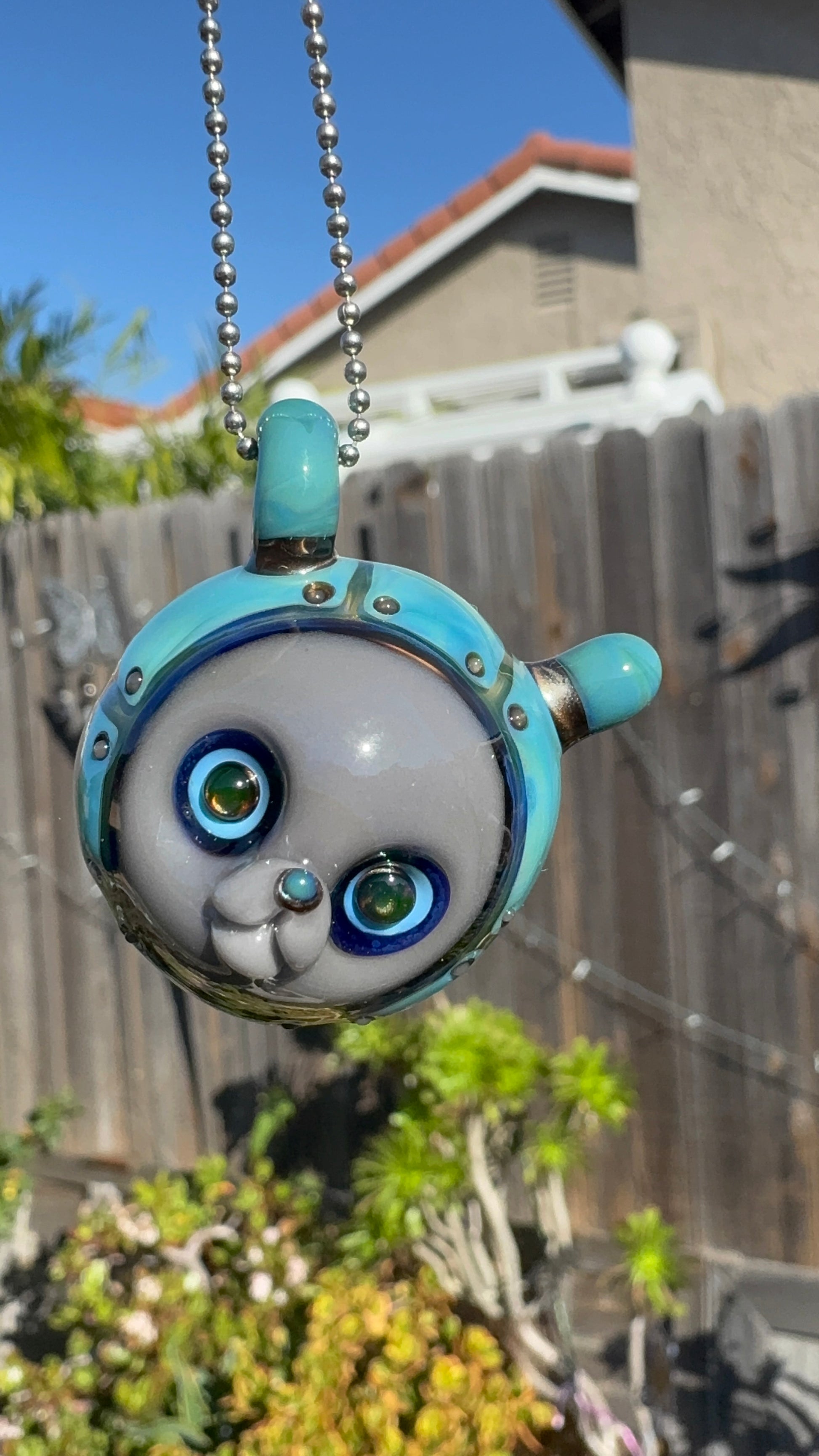 Aquariust UV Cyborg Chappy Pendy Azul