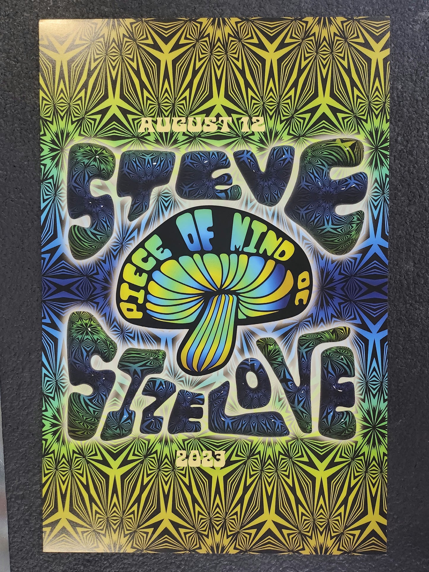 Steve Sizelove x Piece of Mind OC 2023 Show Poster
