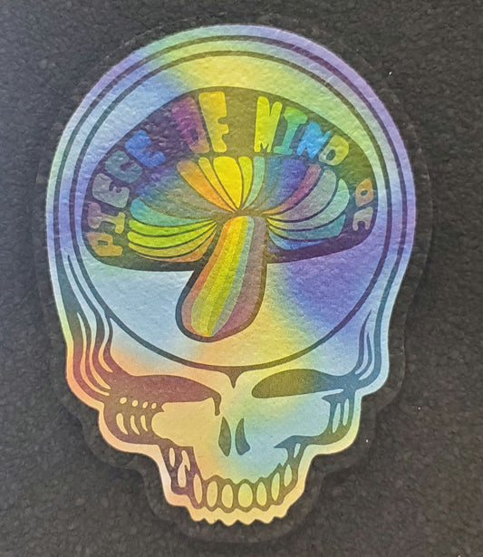 Tiedye Mushroom Stealie Piece of Mind OC Moodmat