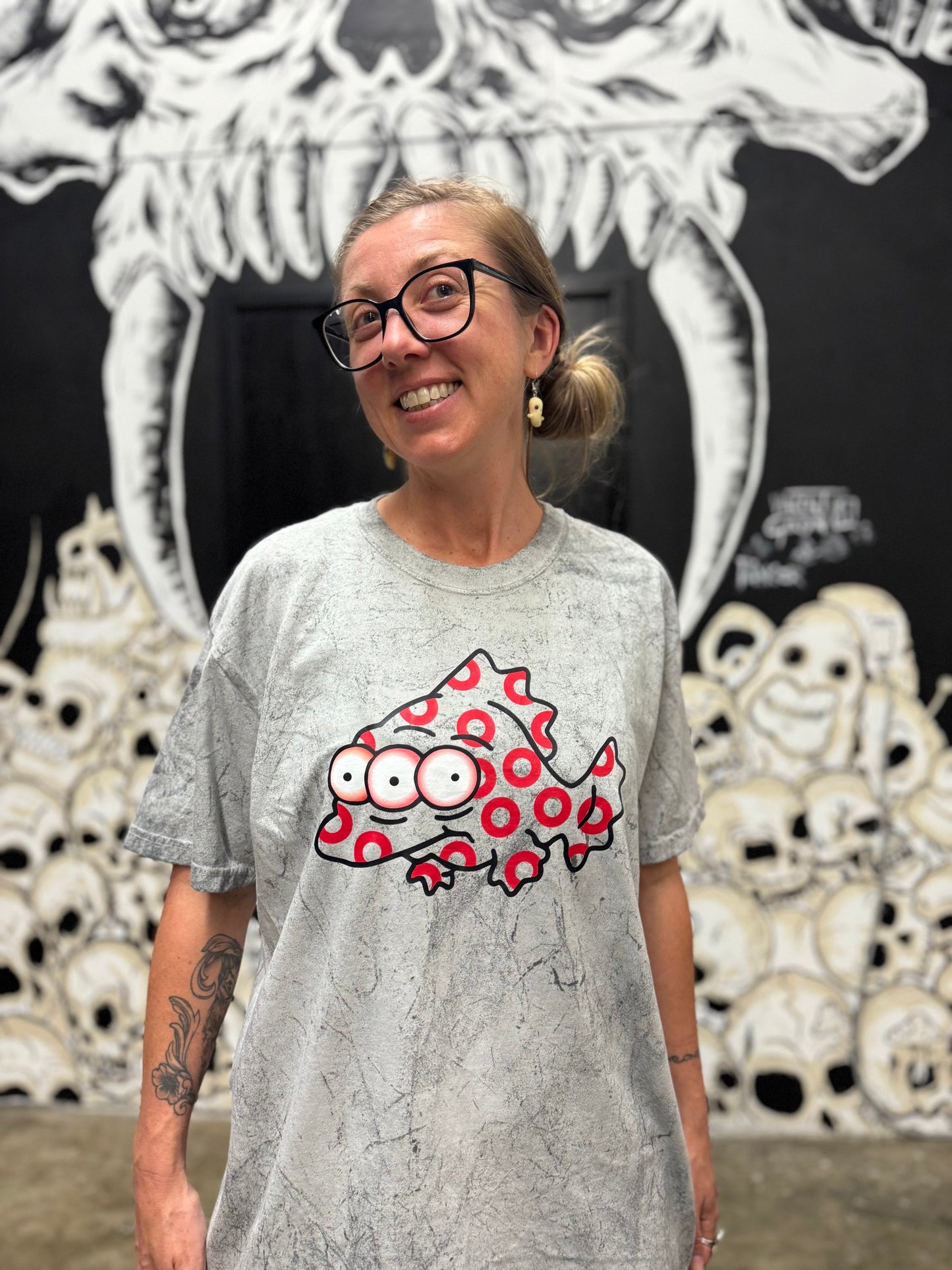 Fish Mon Tee Shirt by Clever Rooz