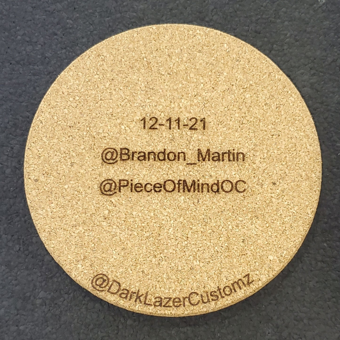 Brandon Martin x Piece of Mind OC  Cork Mat