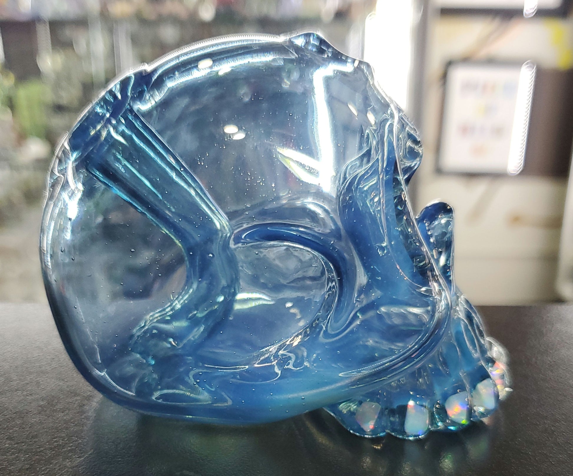 Carsten Carlile Mini Skull Blue Sparkle
