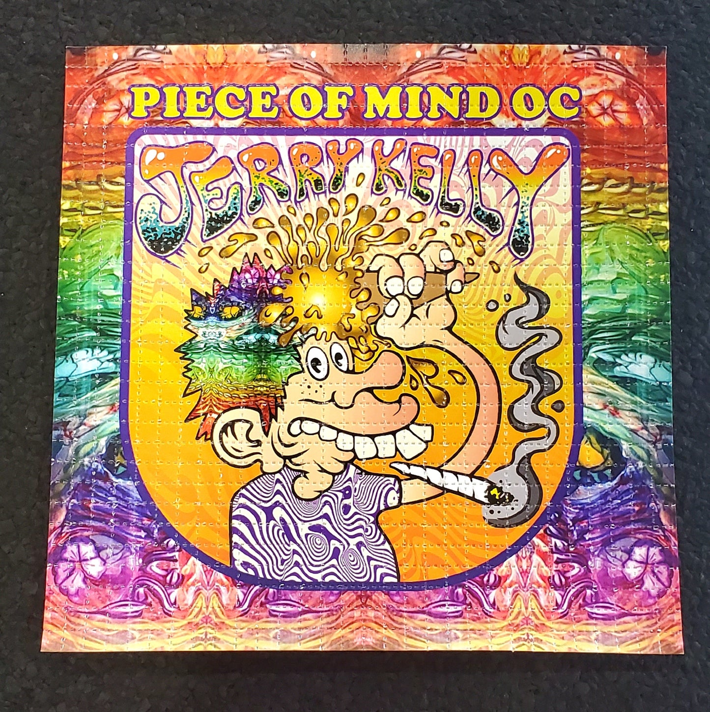 Jerry Kelly x Piece of Mind OC Blotter Art