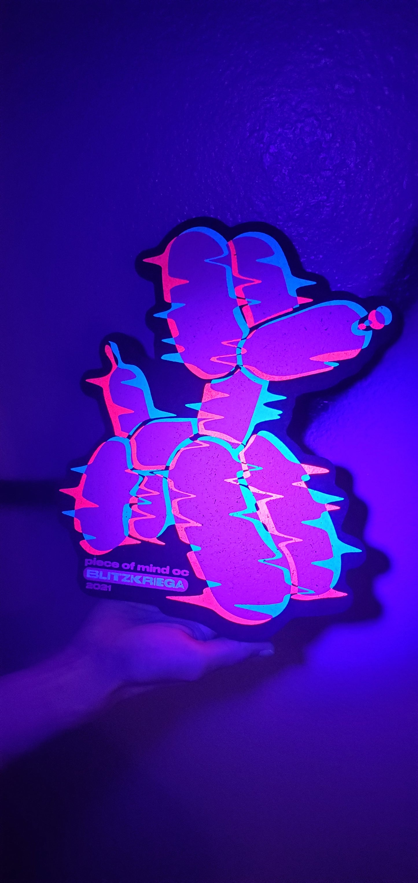 Blitzkrieger x Piece of Mind OC Moodmat UV Reactive