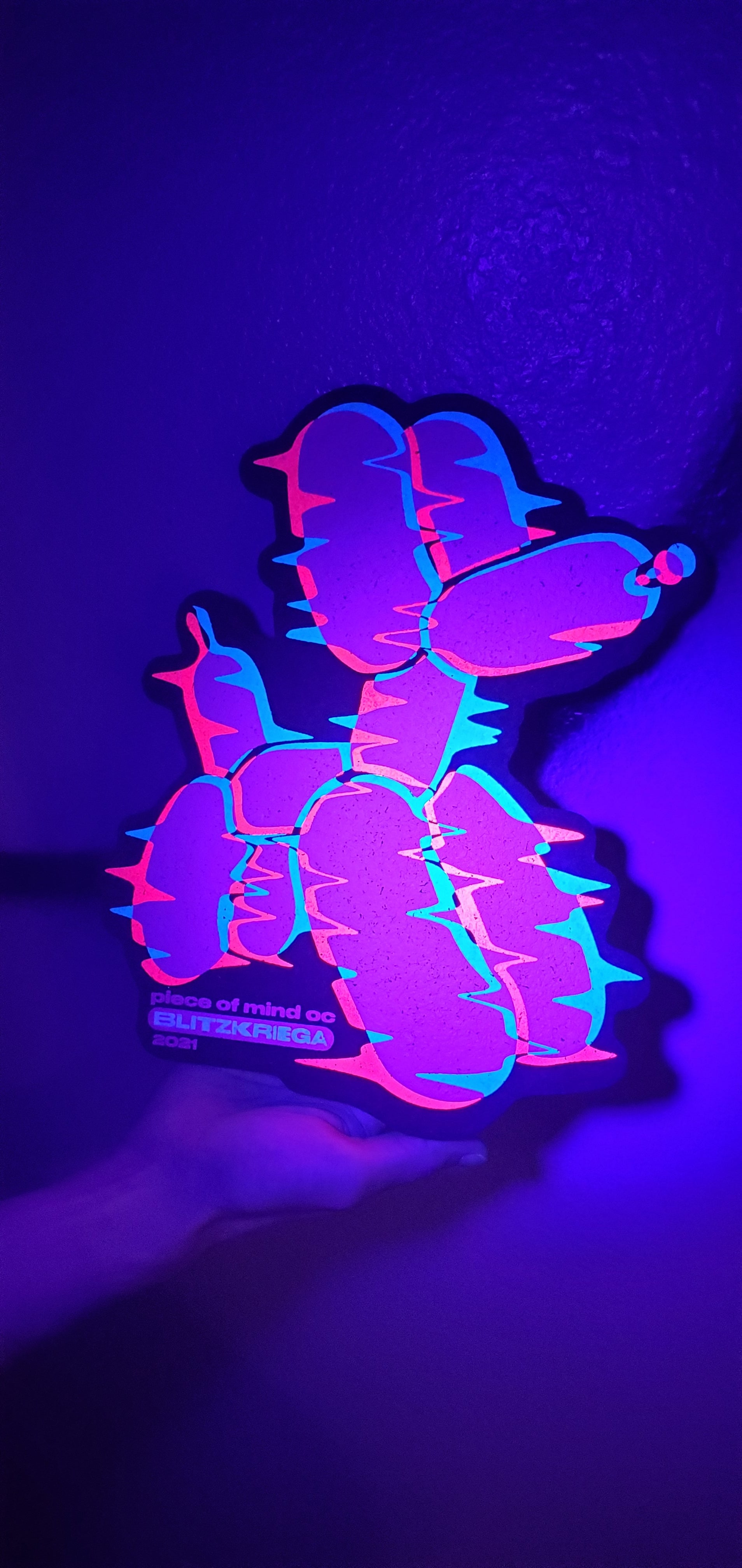Blitzkrieger x Piece of Mind OC Moodmat UV Reactive