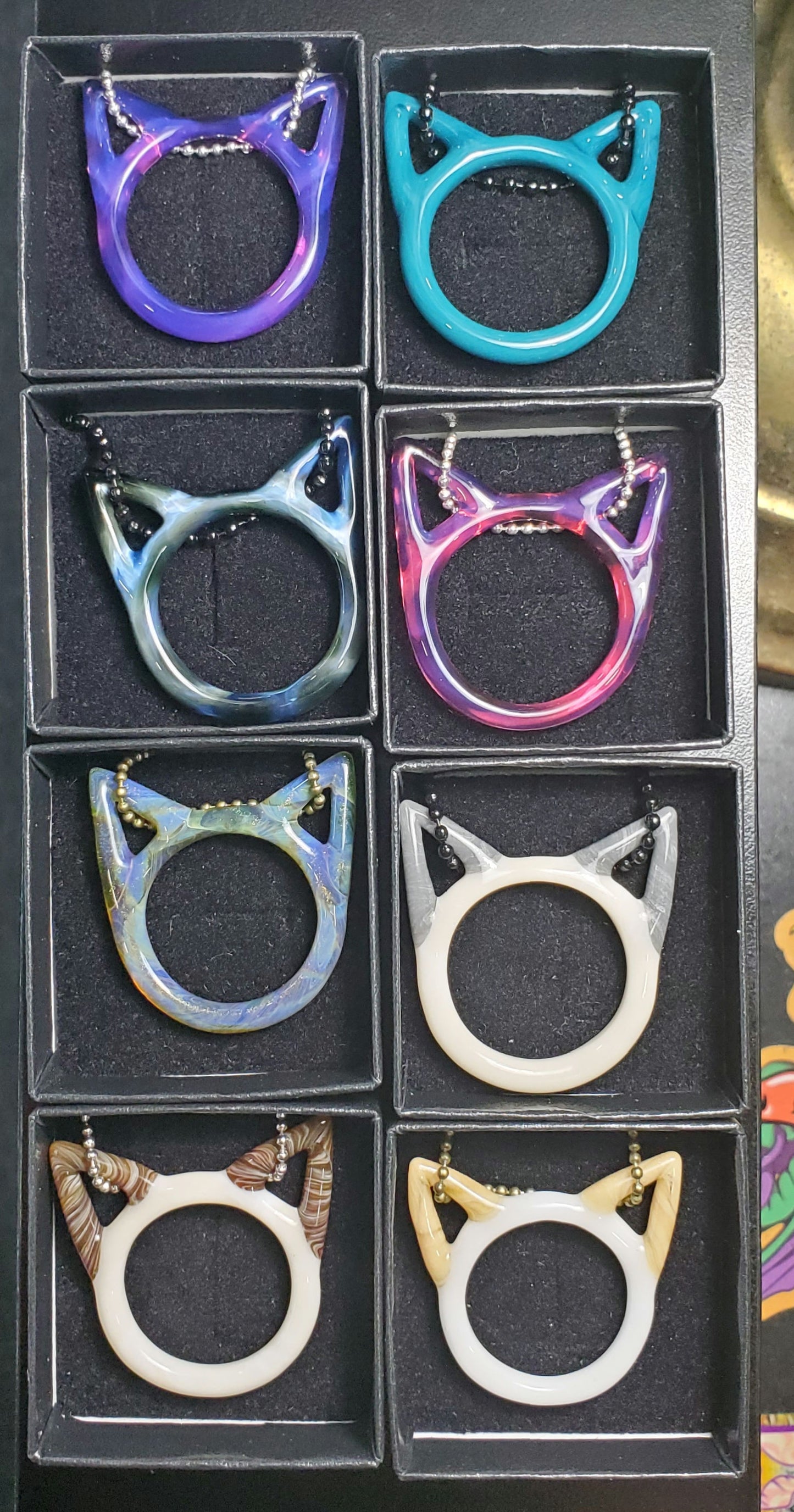 Spiller Woods Kitty Face Pendant