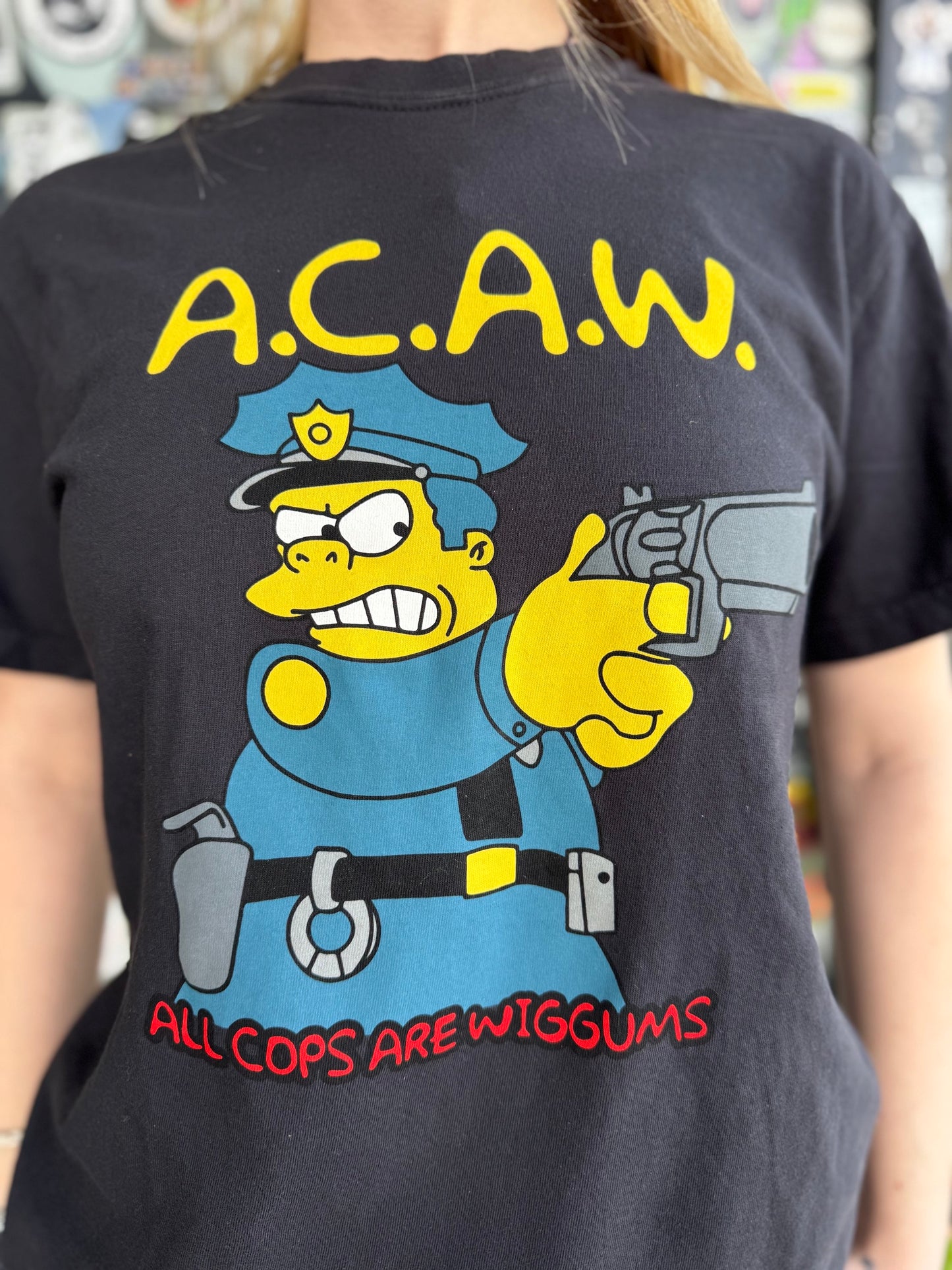 A.C.A.W. ( All Cops Are Wiggums ) Shirt by Clever Rooz