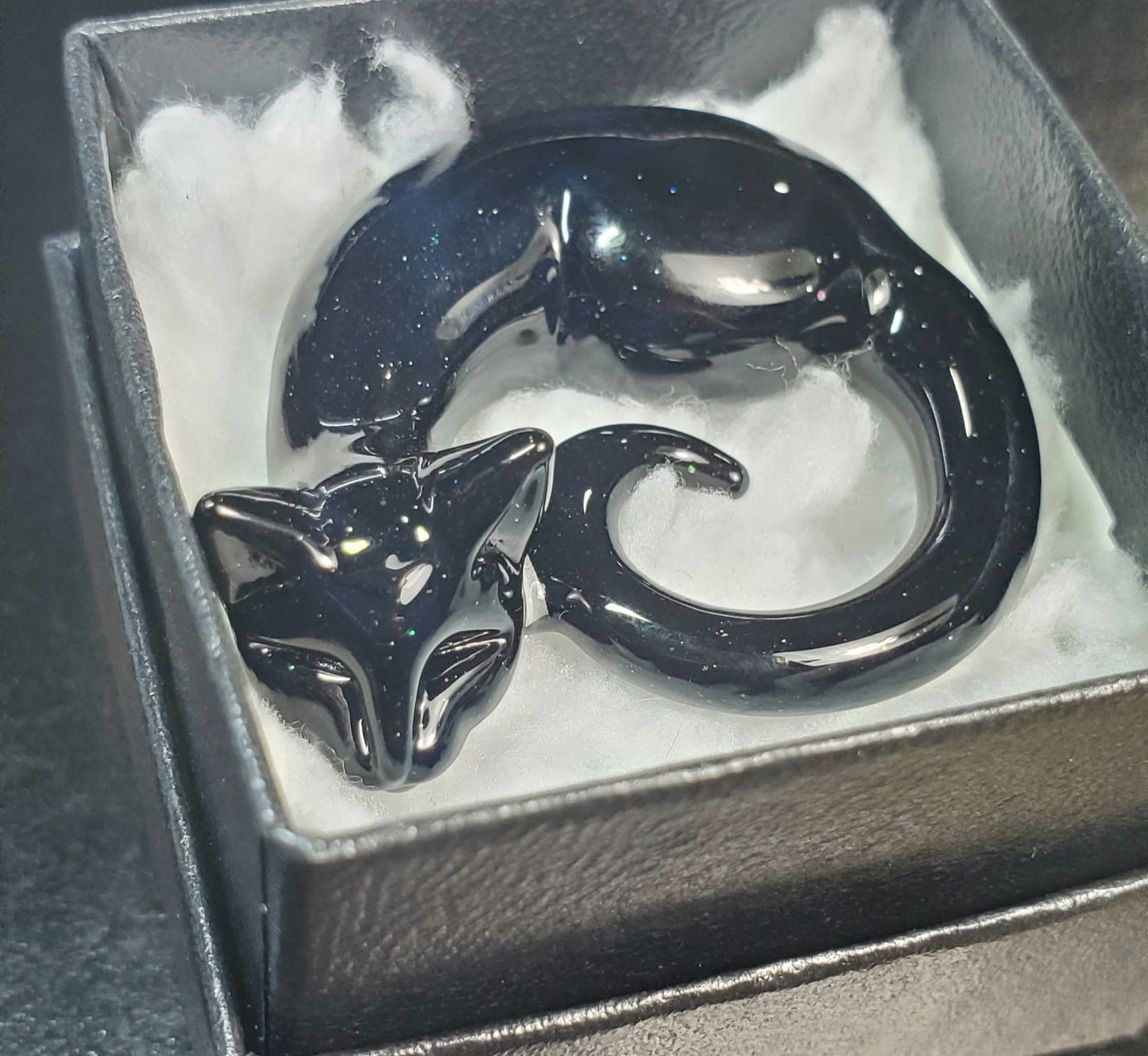 Spiller Woods Sleeping Kitty Pendant Galaxy Small