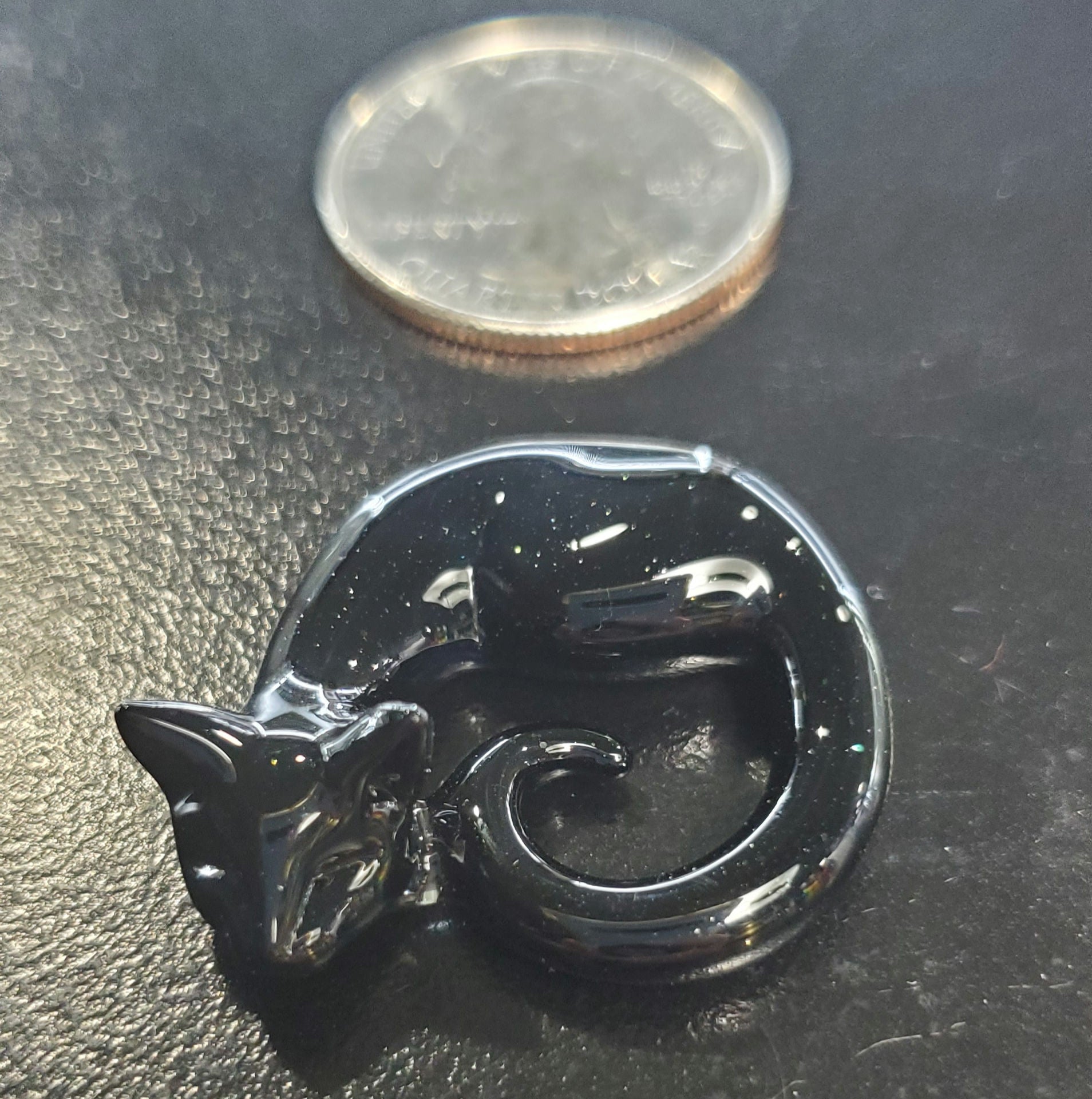 Spiller Woods Sleeping Kitty Pendant Galaxy Mini