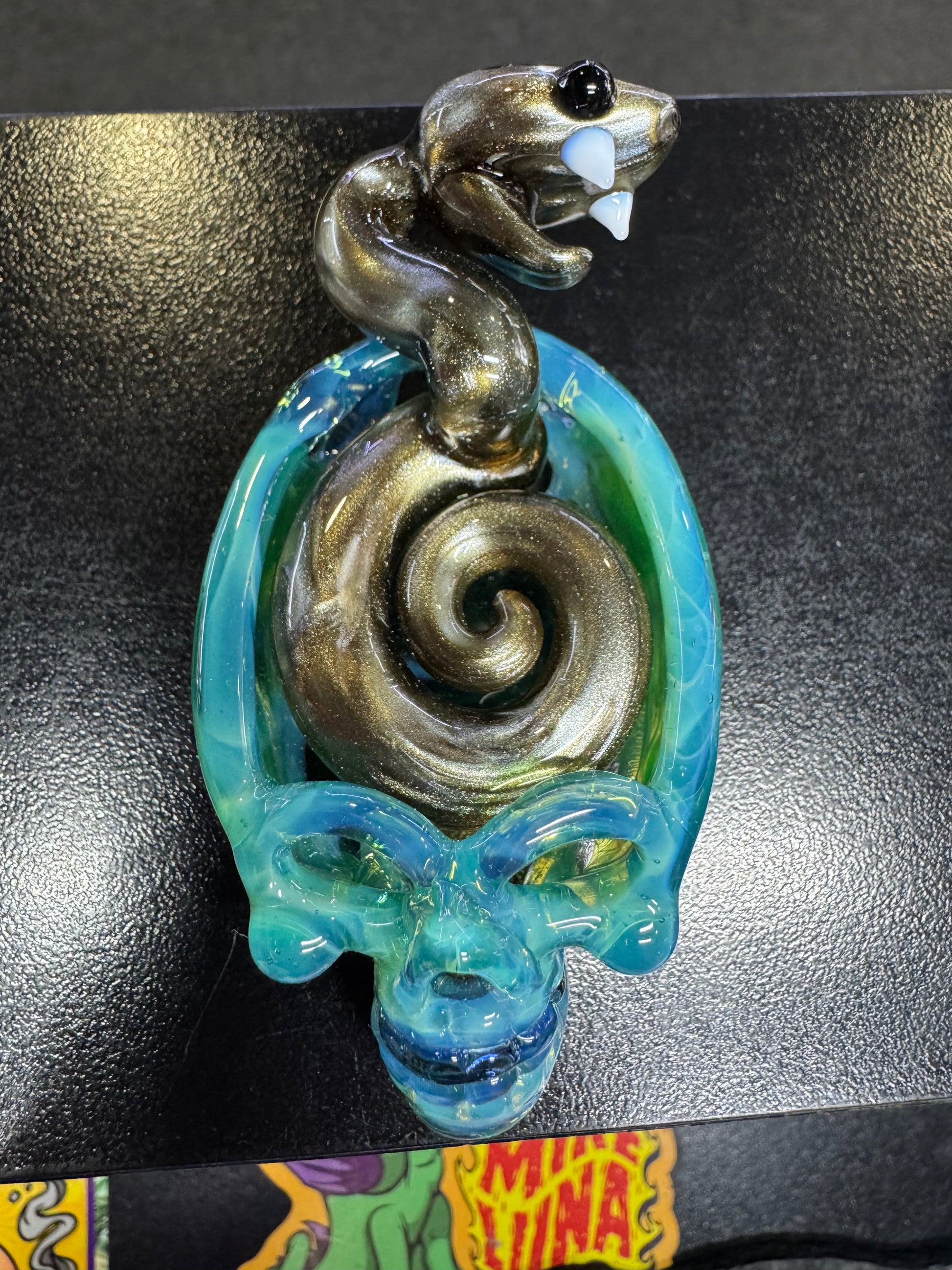 Niko Cray x Hoobs Skull Snake Pendy