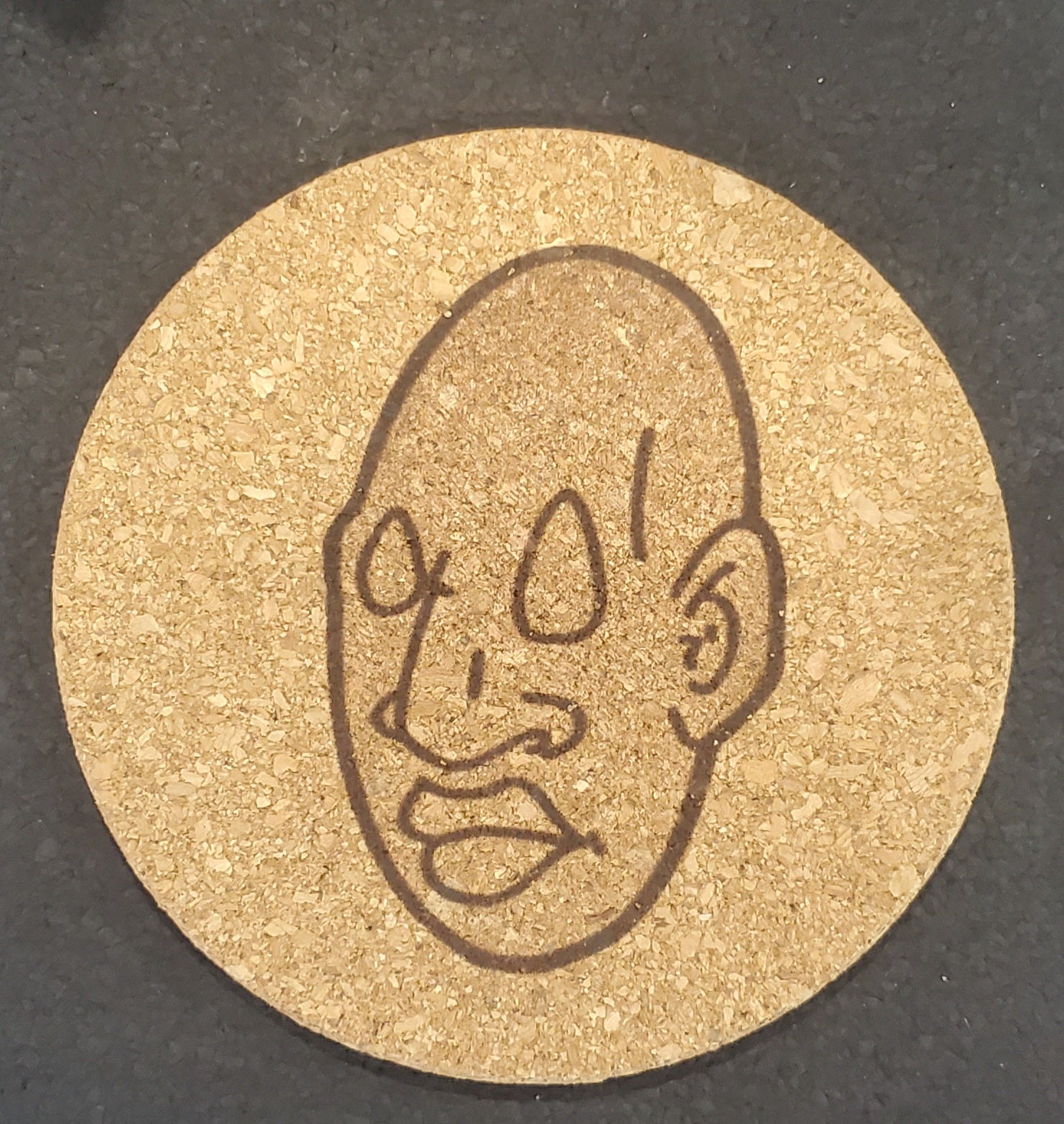Voorhees Cork Mat by Dark Lazer Customz