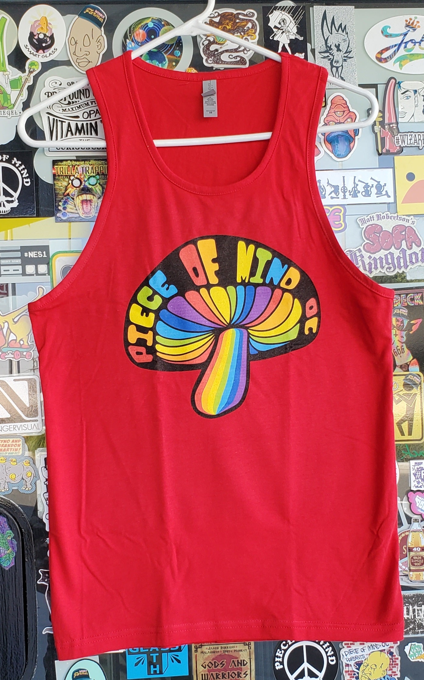 Rainbow Mushroom Tank Top