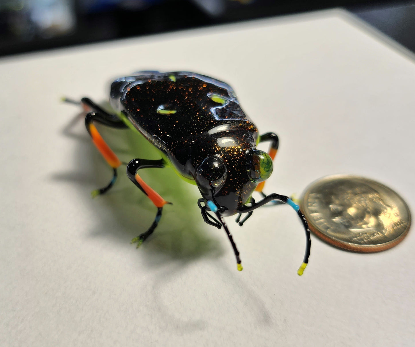 Vetropod Green Spotted Jewel Beetle