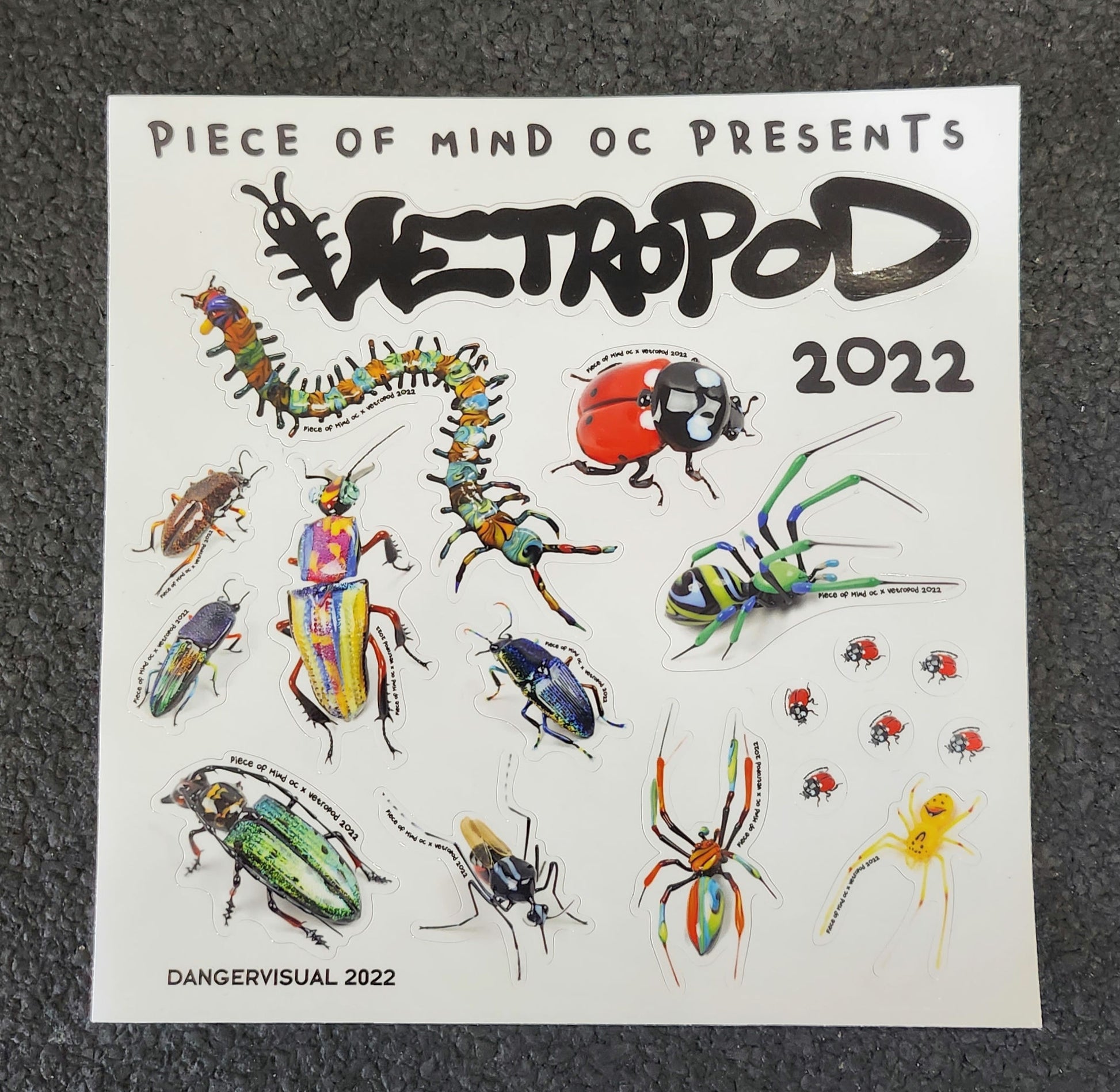 Vetropod x Piece of Mind OC Sticker Sheet