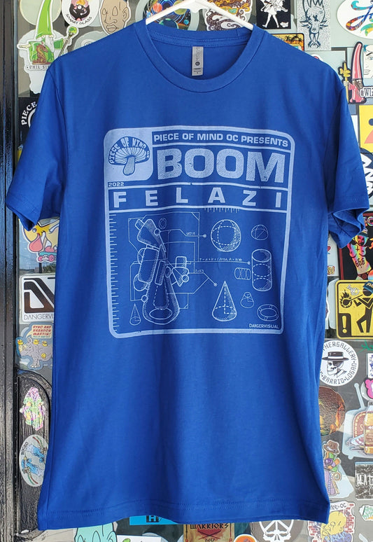 Boom Felazi x Piece of Mind OC Tee Shirt 2022