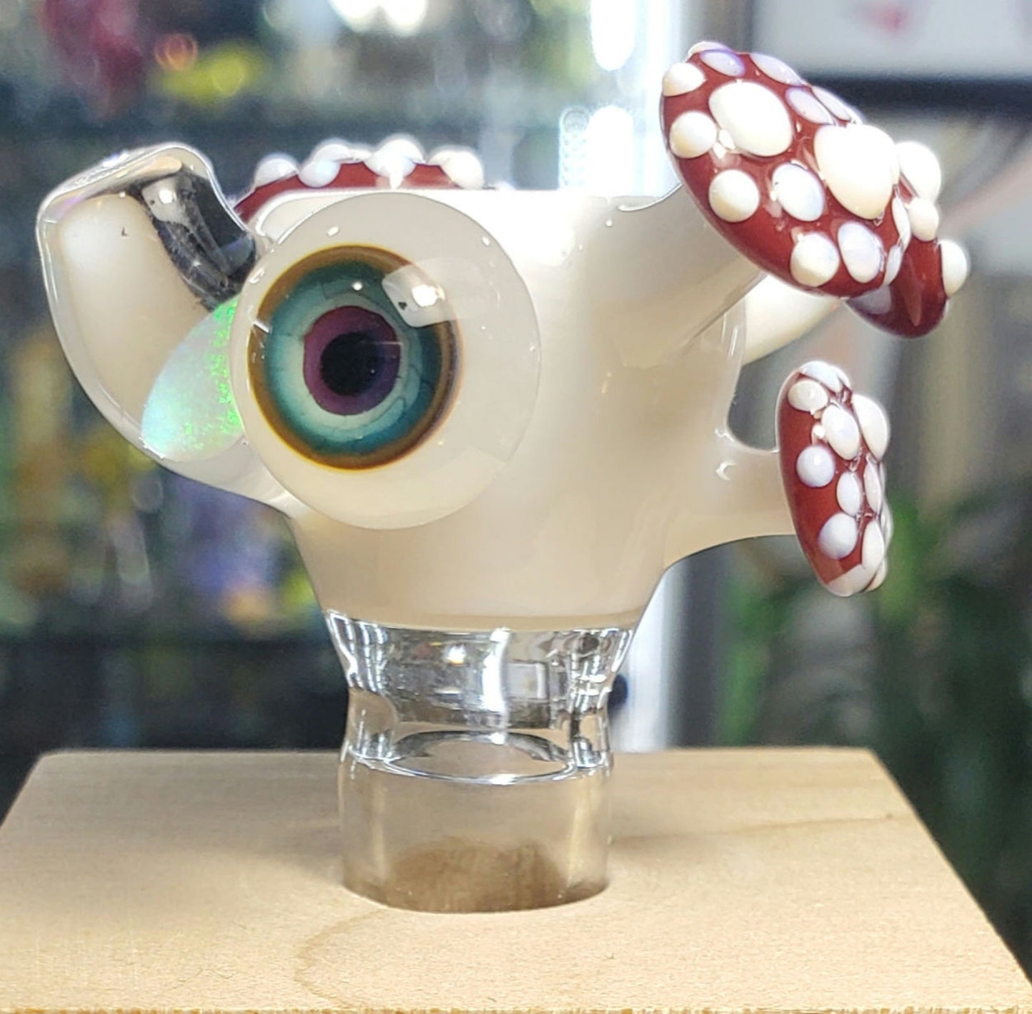 Snic Mushroom and Opal 14mm Slide White