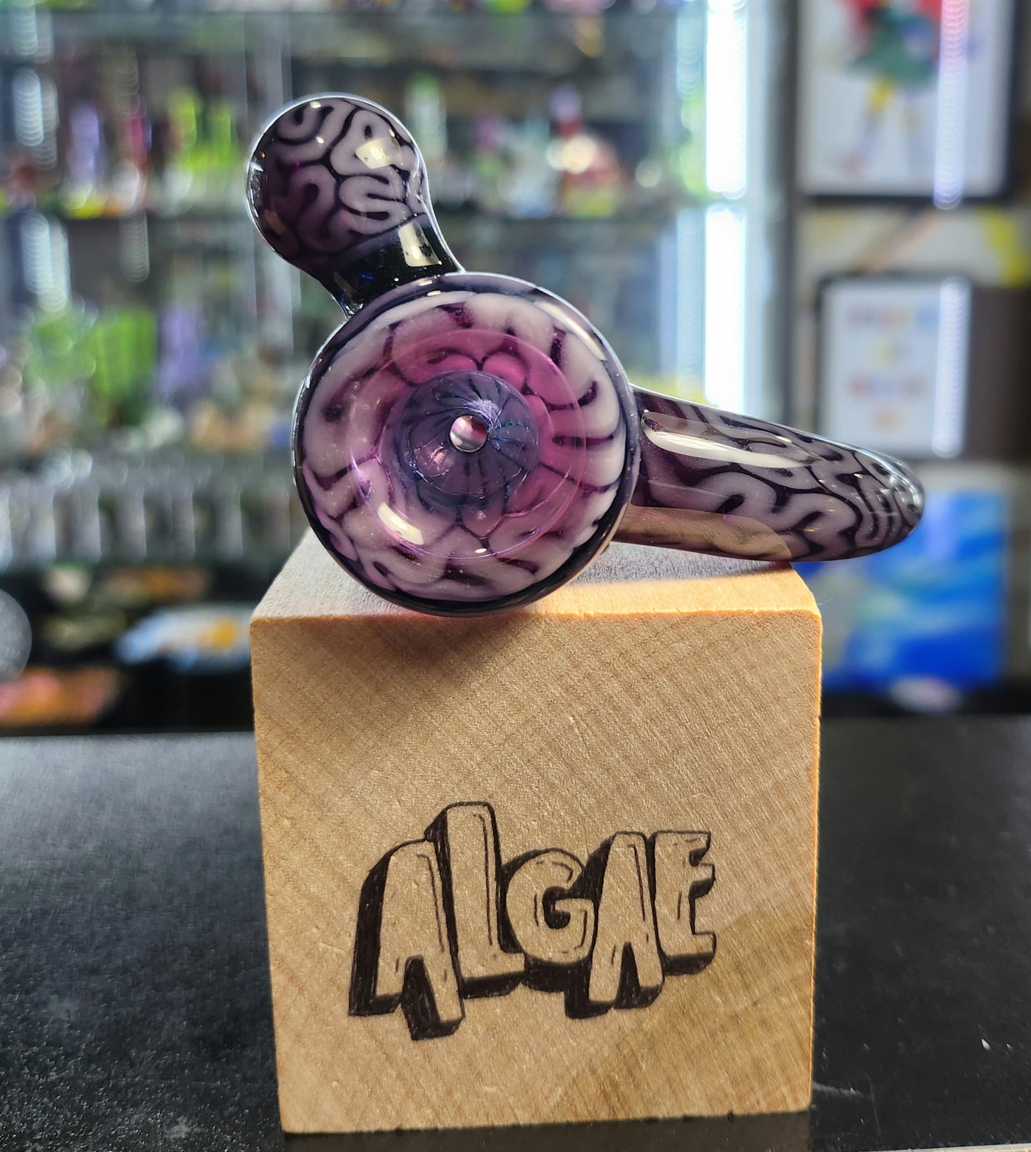 Algae Purple with Millie section 14mm Slide Roozie's Slide Show 2022