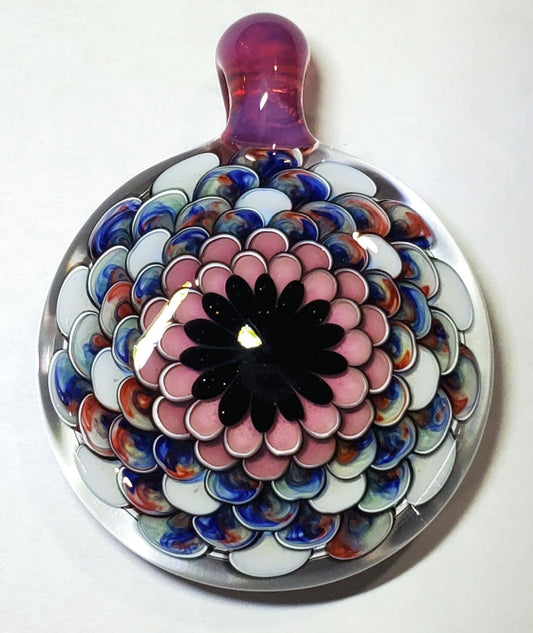 JuJu Glass Dotatack Pendant Wildflower