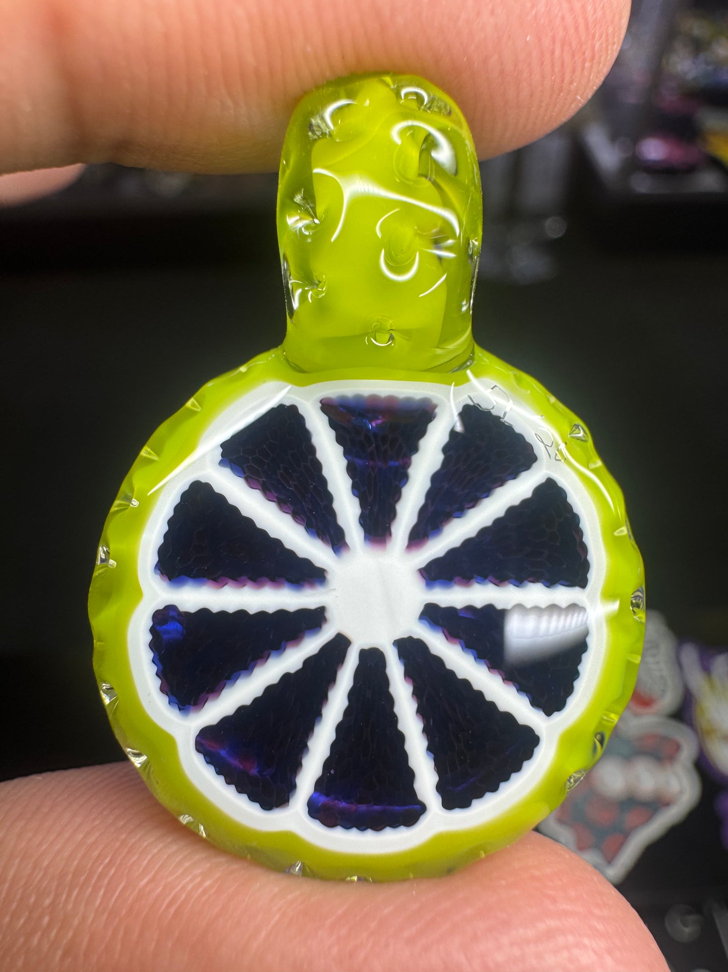Lyons Small Cotton Candy Slice Pendy