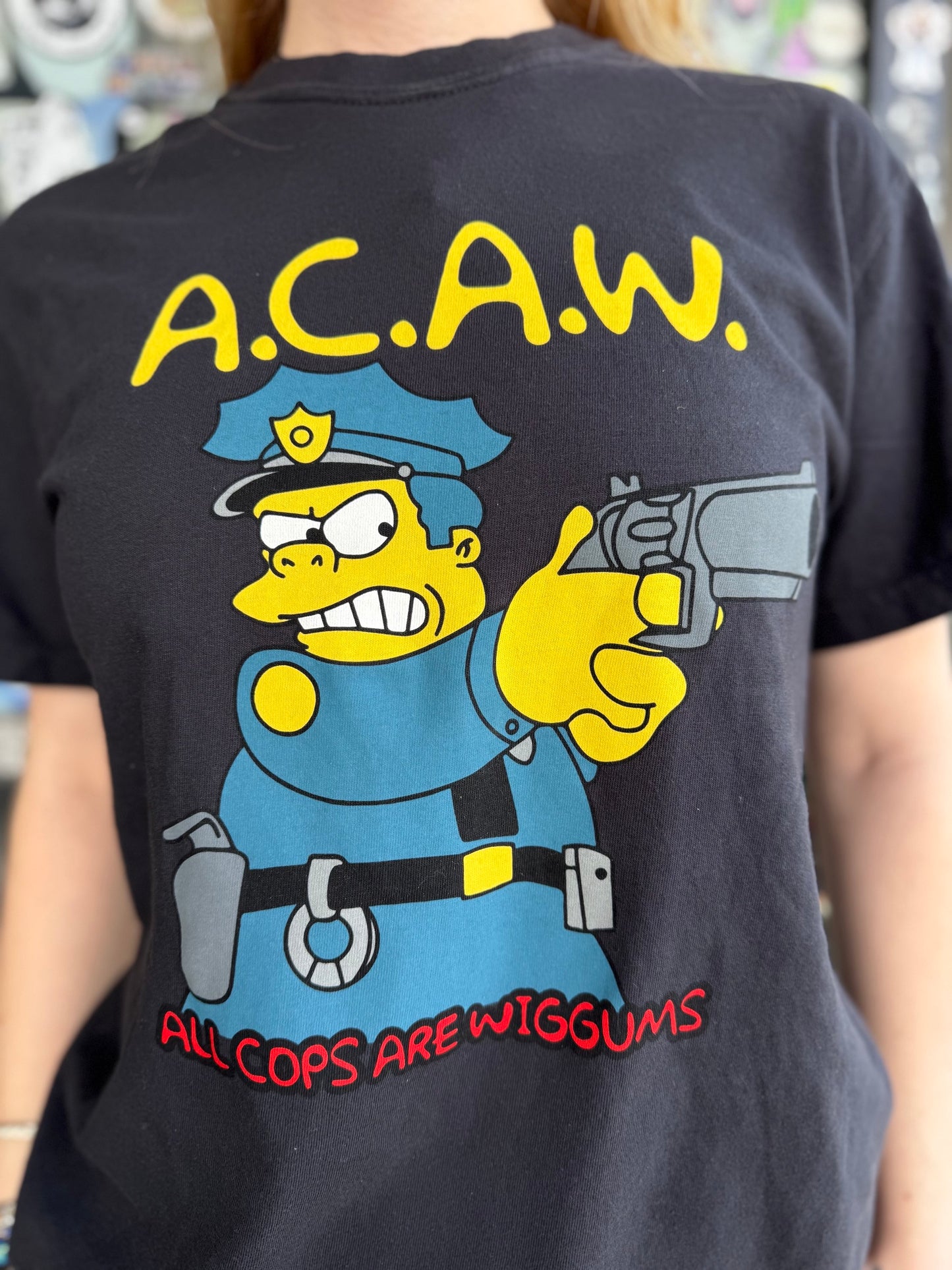 A.C.A.W. ( All Cops Are Wiggums ) Shirt by Clever Rooz