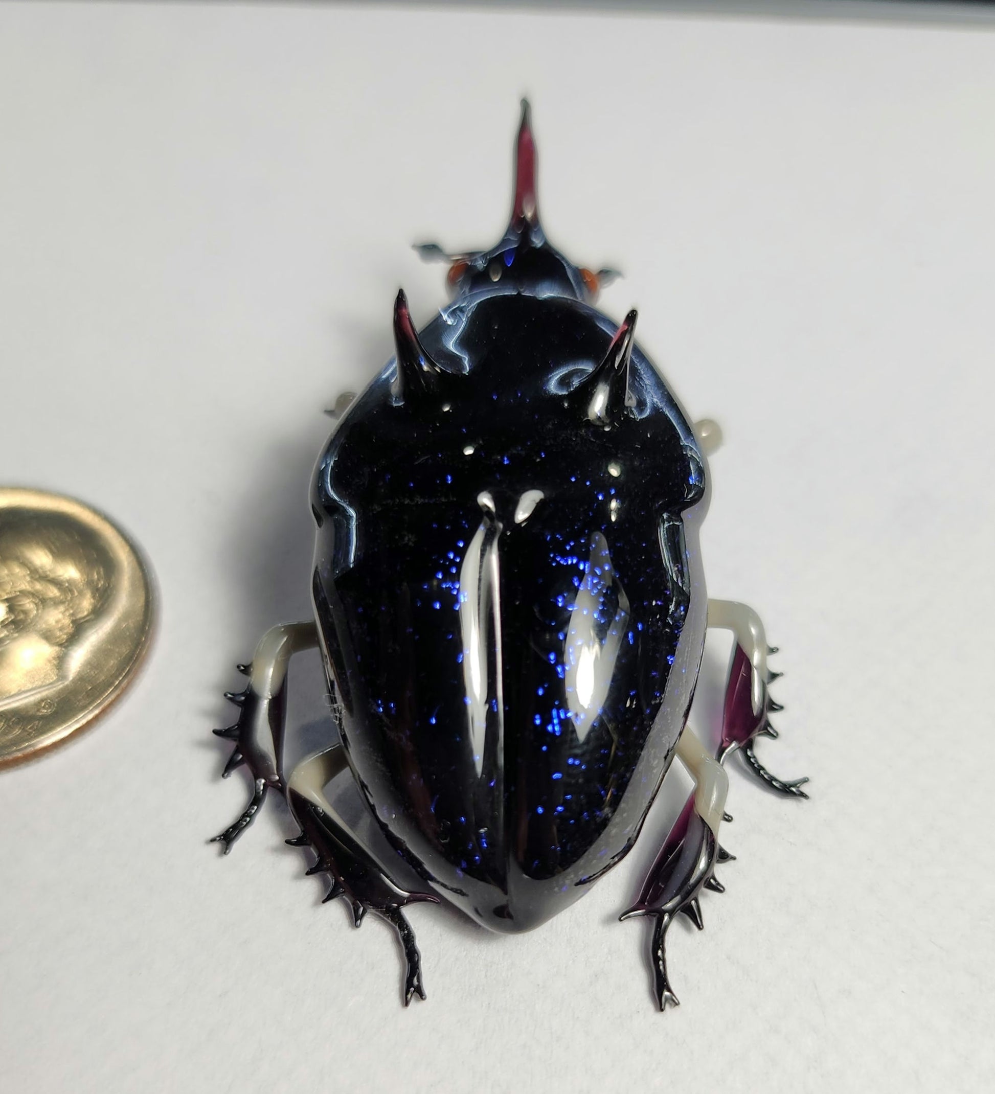 Vetropod Sapphire Rhino Beetle