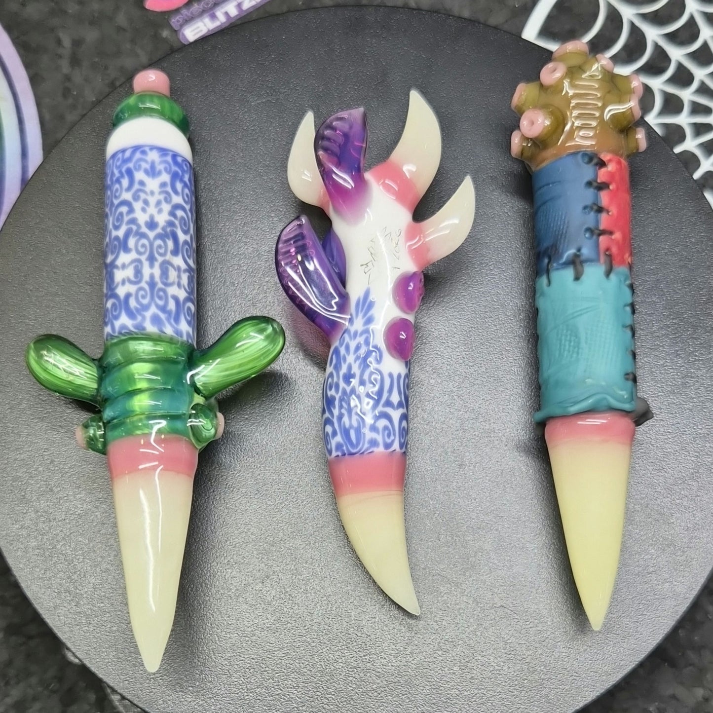 Salt Poker/Dab Tool collabs with Muller and Kurt B