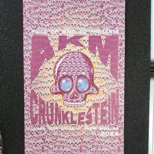 Akm x Crunklestein Show Poster 2024