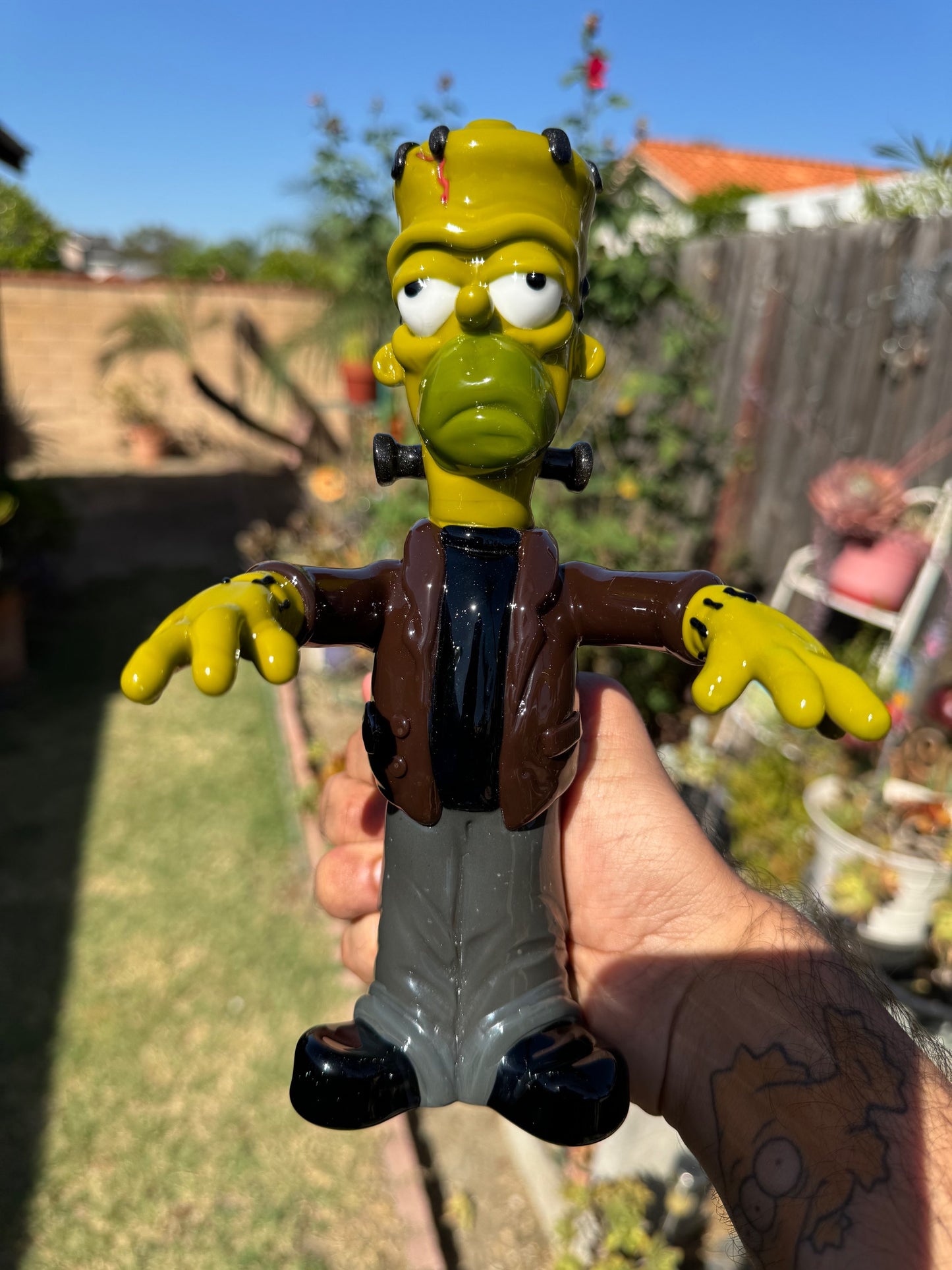 Franken Homer by Ghost Glass