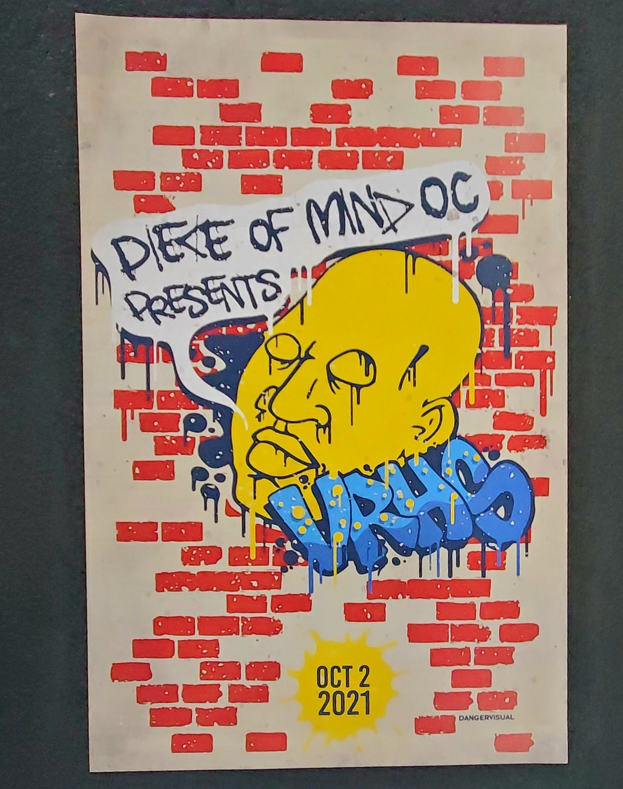 Voorhees x Piece of Mind OC Show Poster 2021