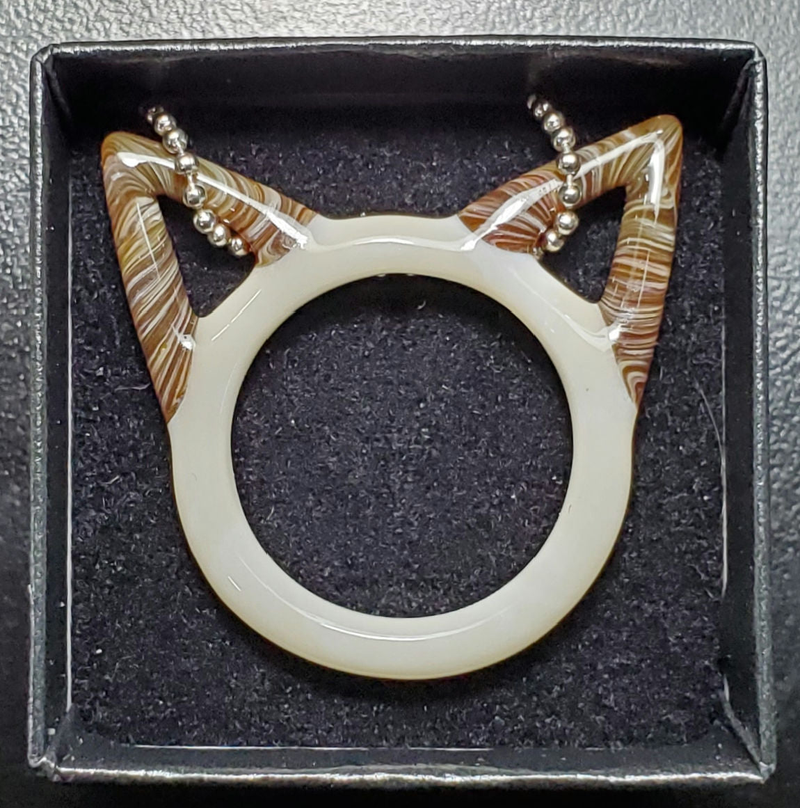 Spiller Woods Kitty Face Pendant