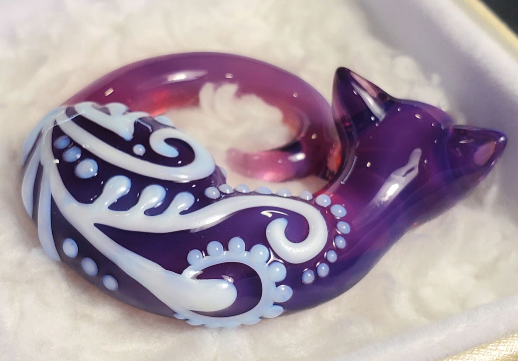 Spiller Woods Sleeping Kitty Pendant Stargazer Doodle