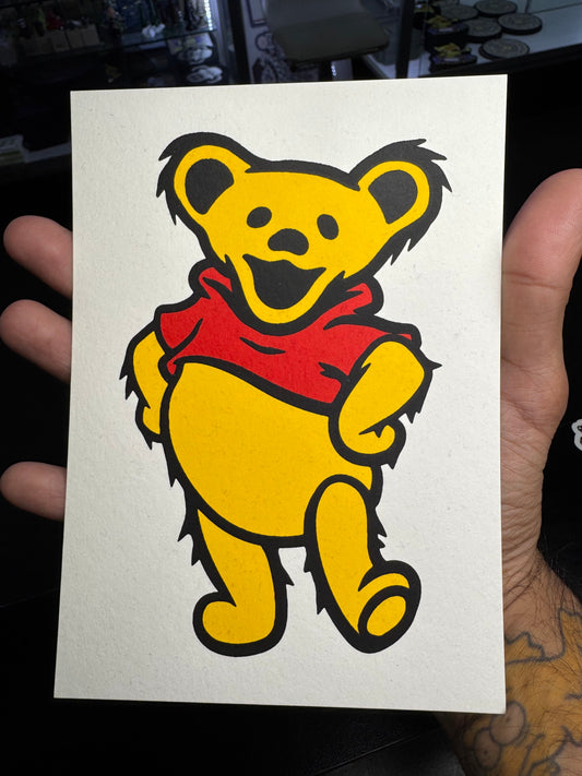 Pooh Bear Print 5x7