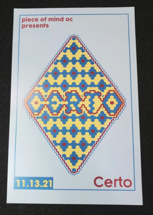 Certo x Piece of Mind OC Show Poster