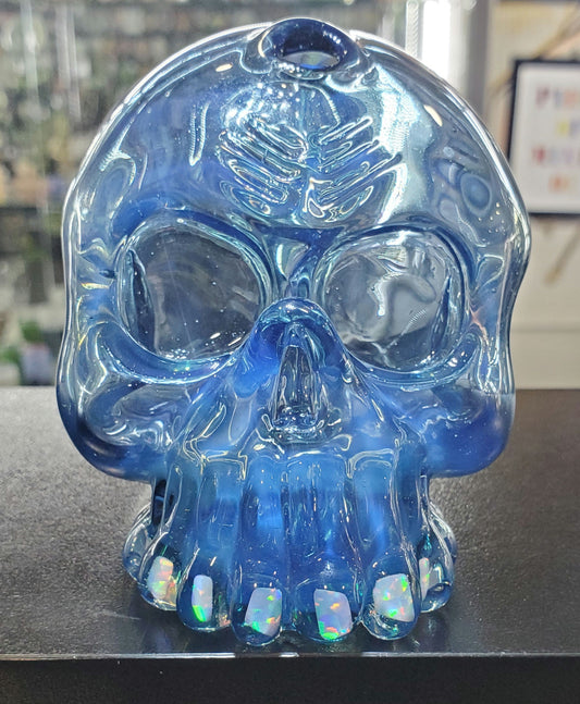 Carsten Carlile Mini Skull Blue Sparkle