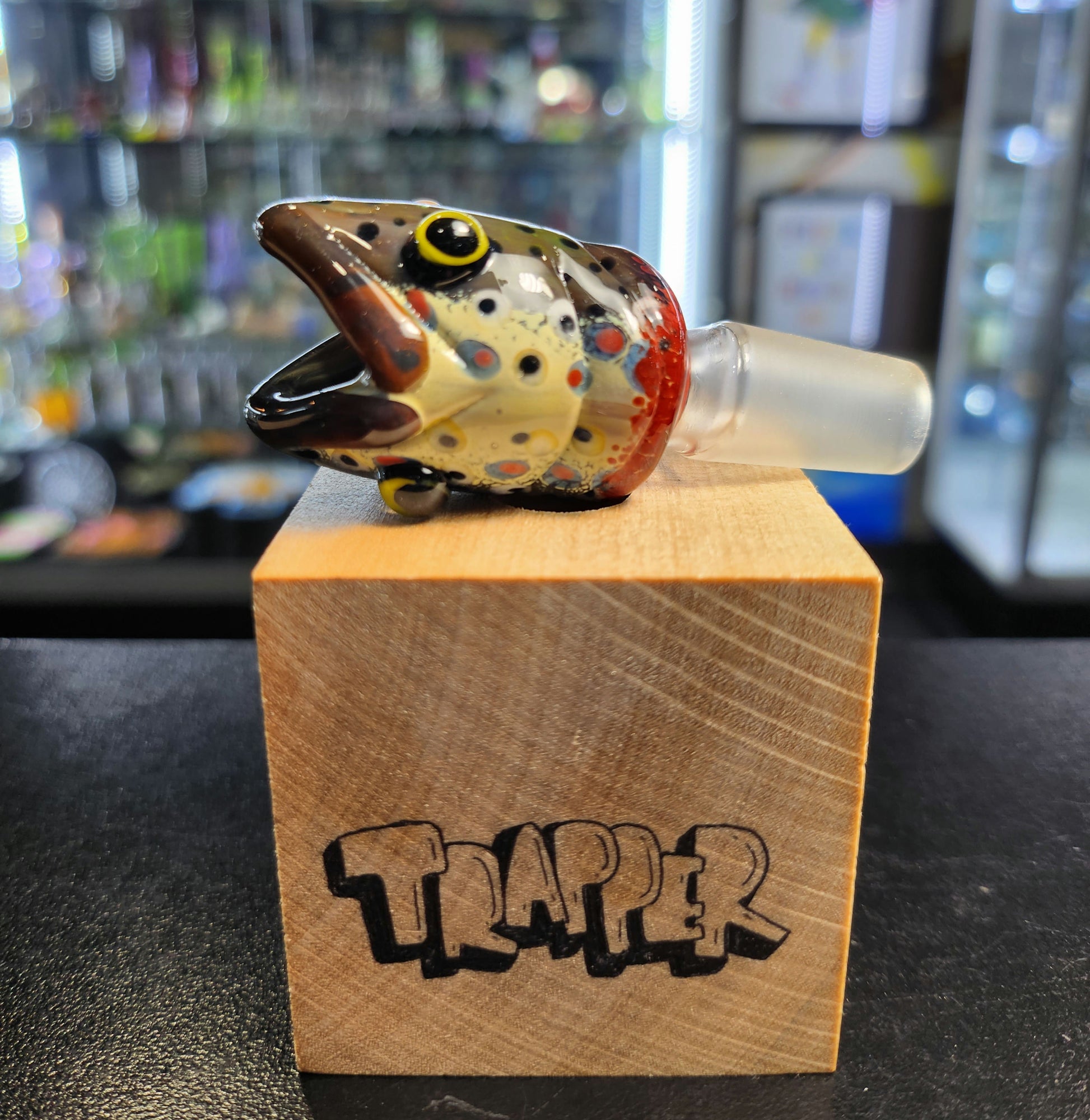 Trapper Studio Double faced Brown Trout  14mm Roozie's Slide Show 2022