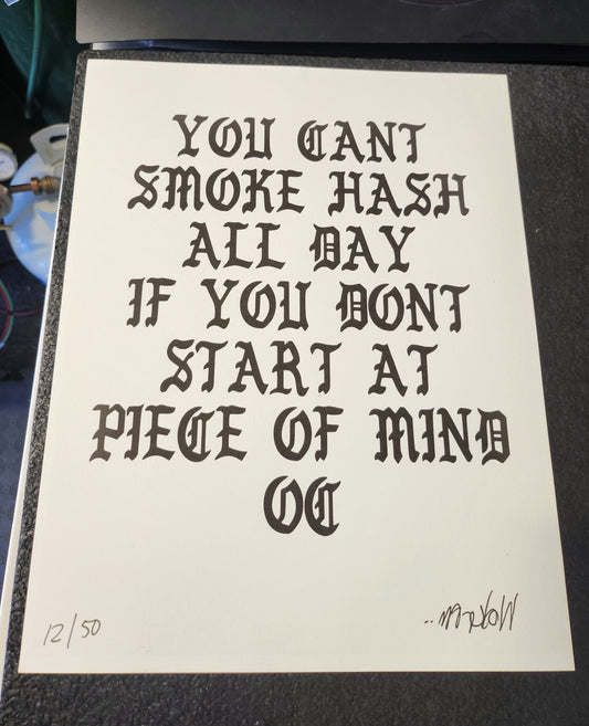 Lot Comedy ( Wookerson ) x POMOC Collab Print