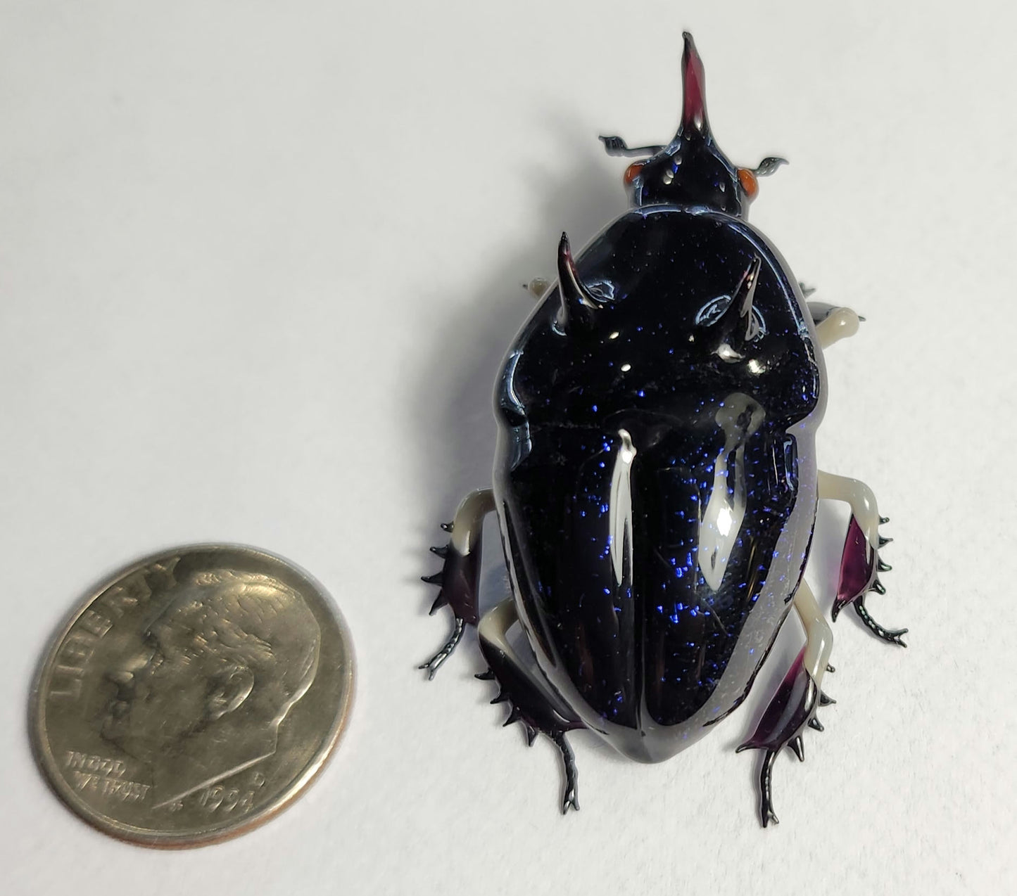 Vetropod Sapphire Rhino Beetle