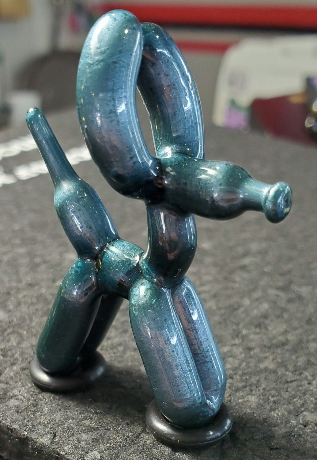 Blitzkriega Balloon Dog Pendant Metalic Blue