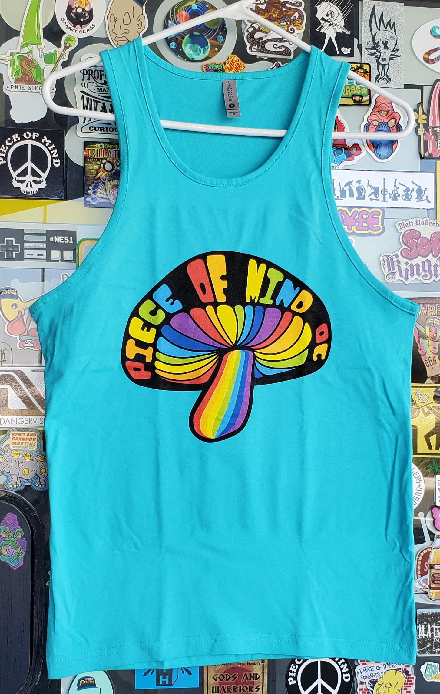 Rainbow Mushroom Tank Top