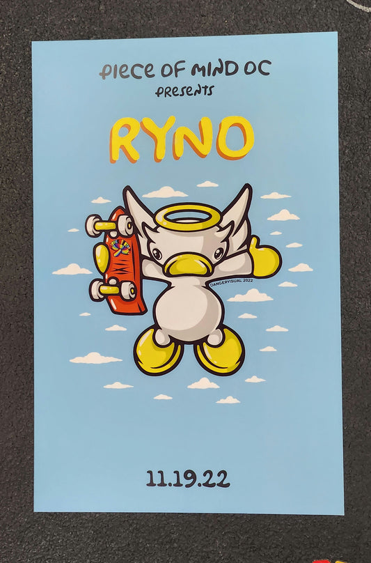 Ryno x Piece of Mind OC Show Poster 2022