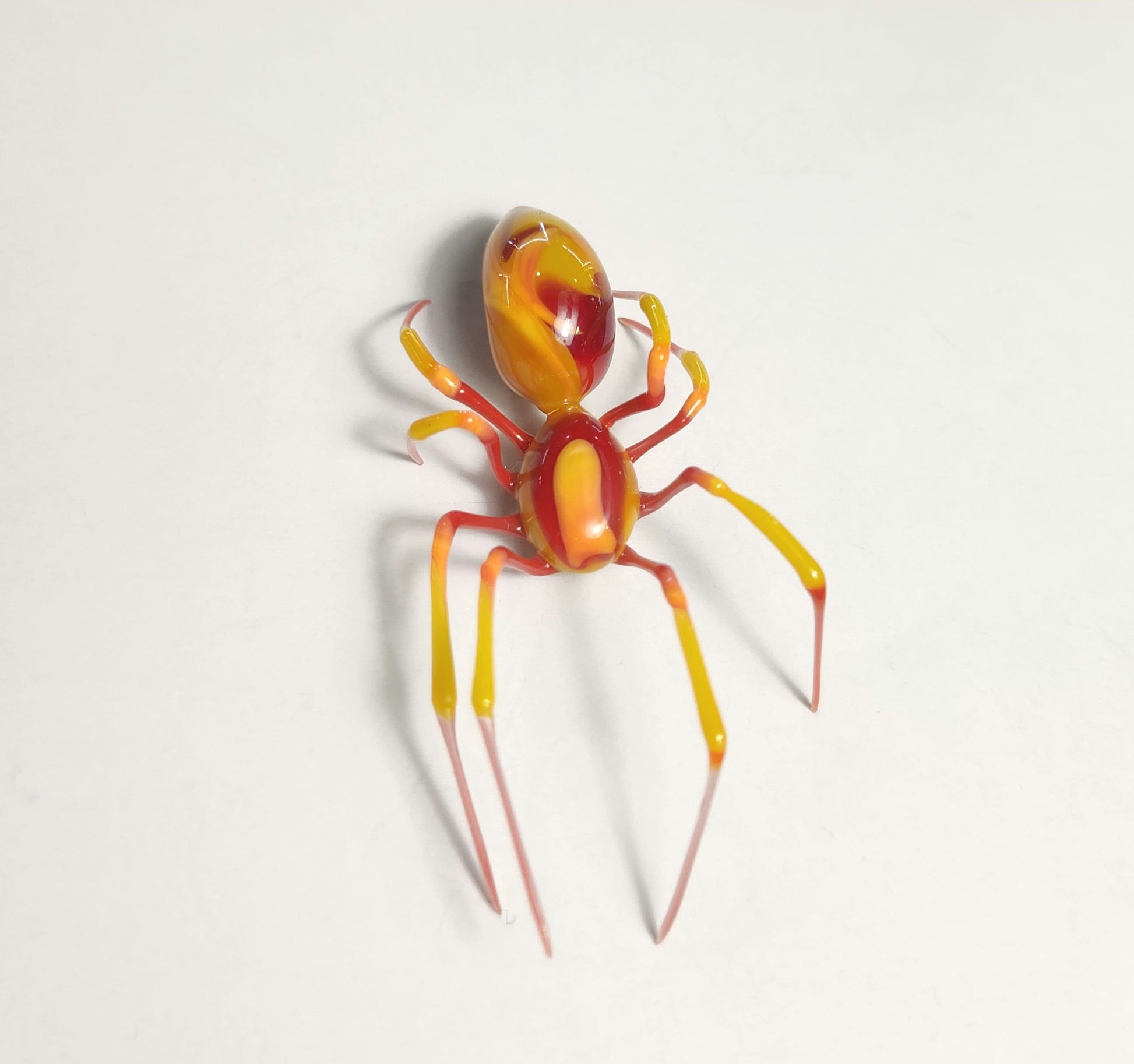 Vetropod  Yellow and Red Spider