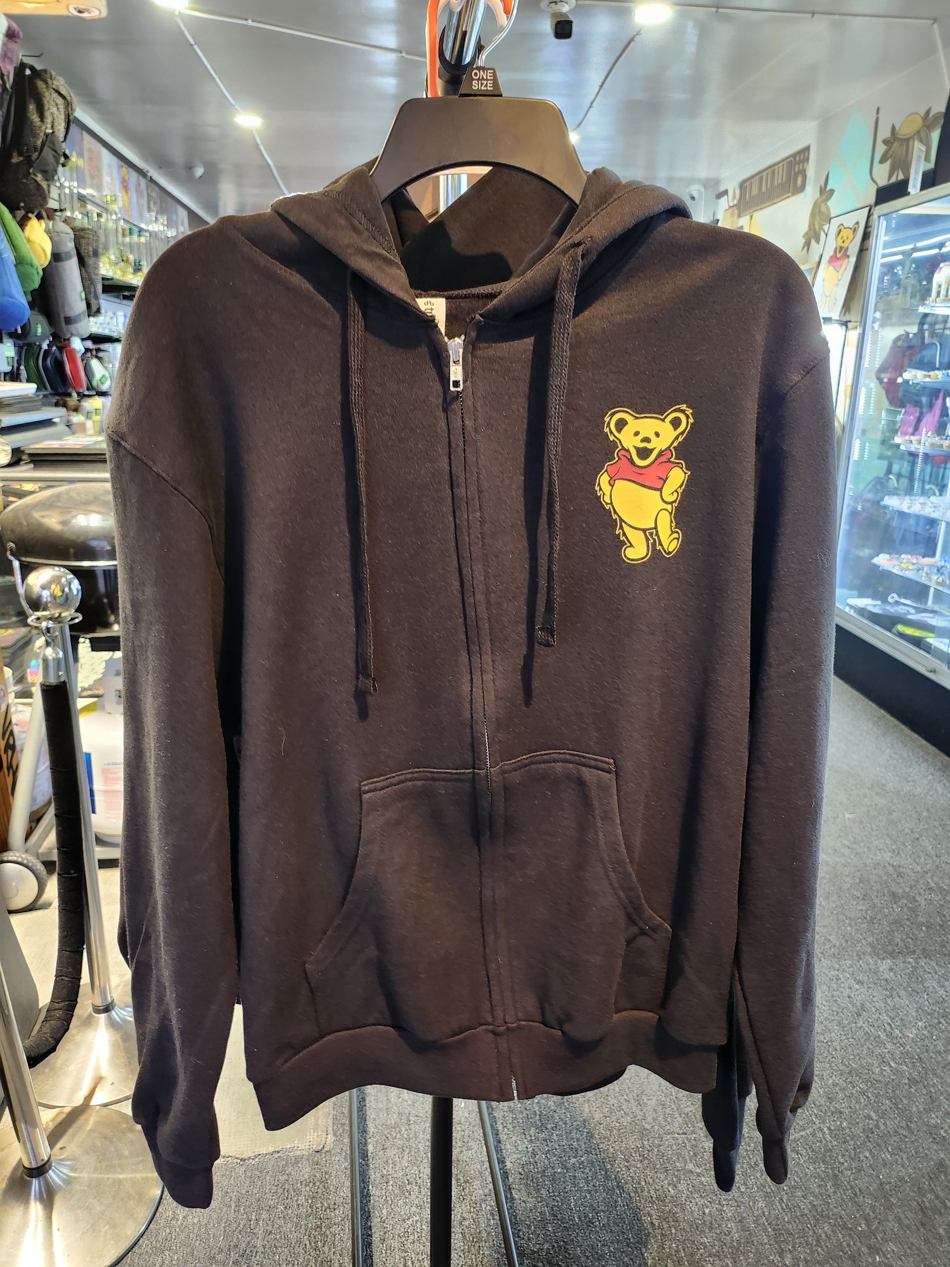 Zip up Hoodie Clever Rooz Dancing Pooh