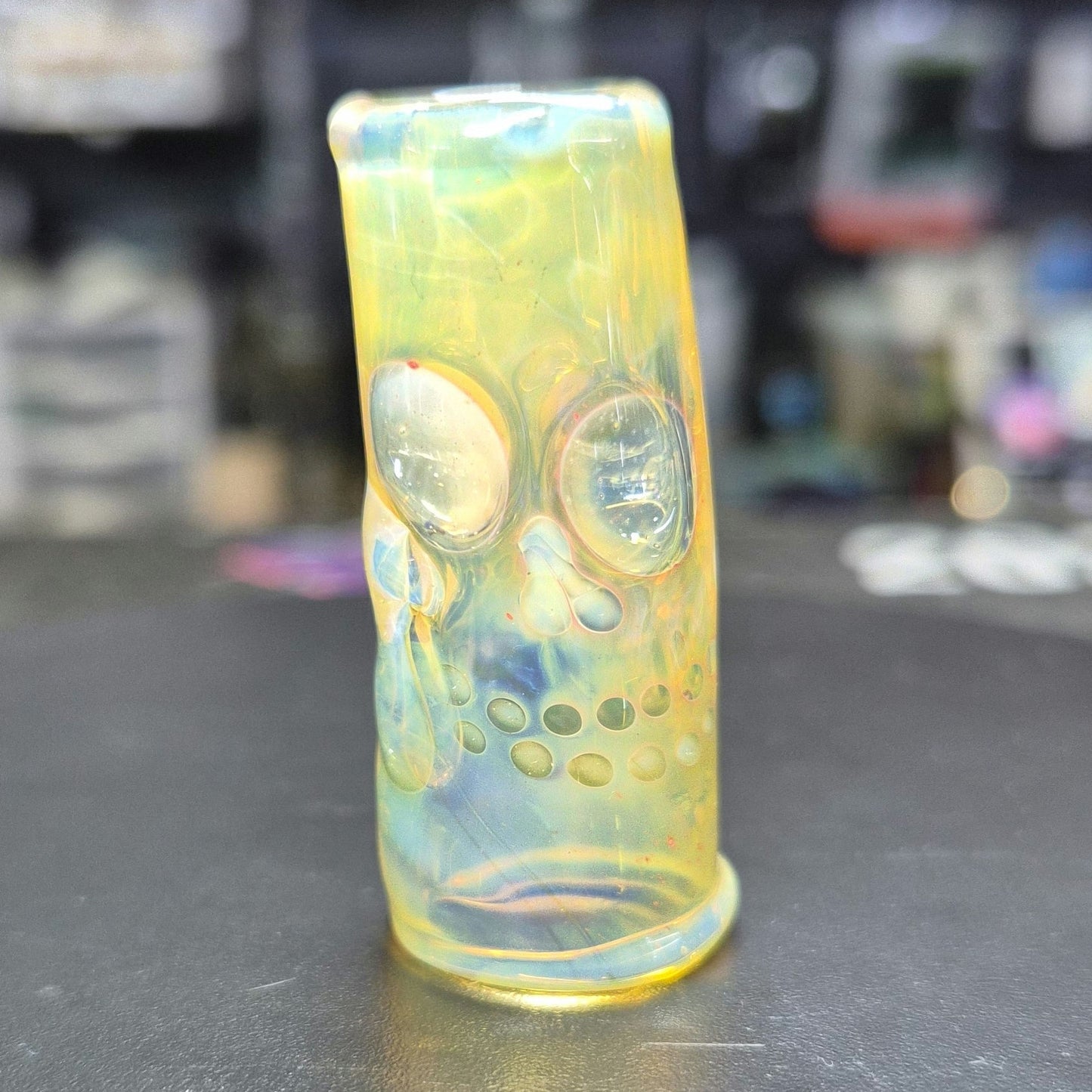 Bob Snodgrass Bead Double Skull