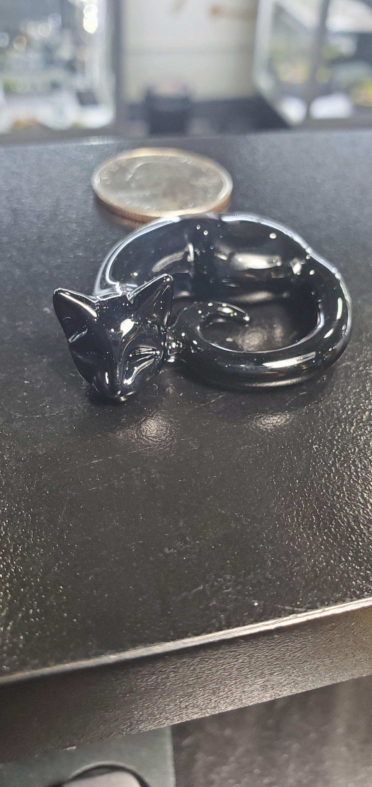 Spiller Woods Sleeping Kitty Pendant Galaxy Small